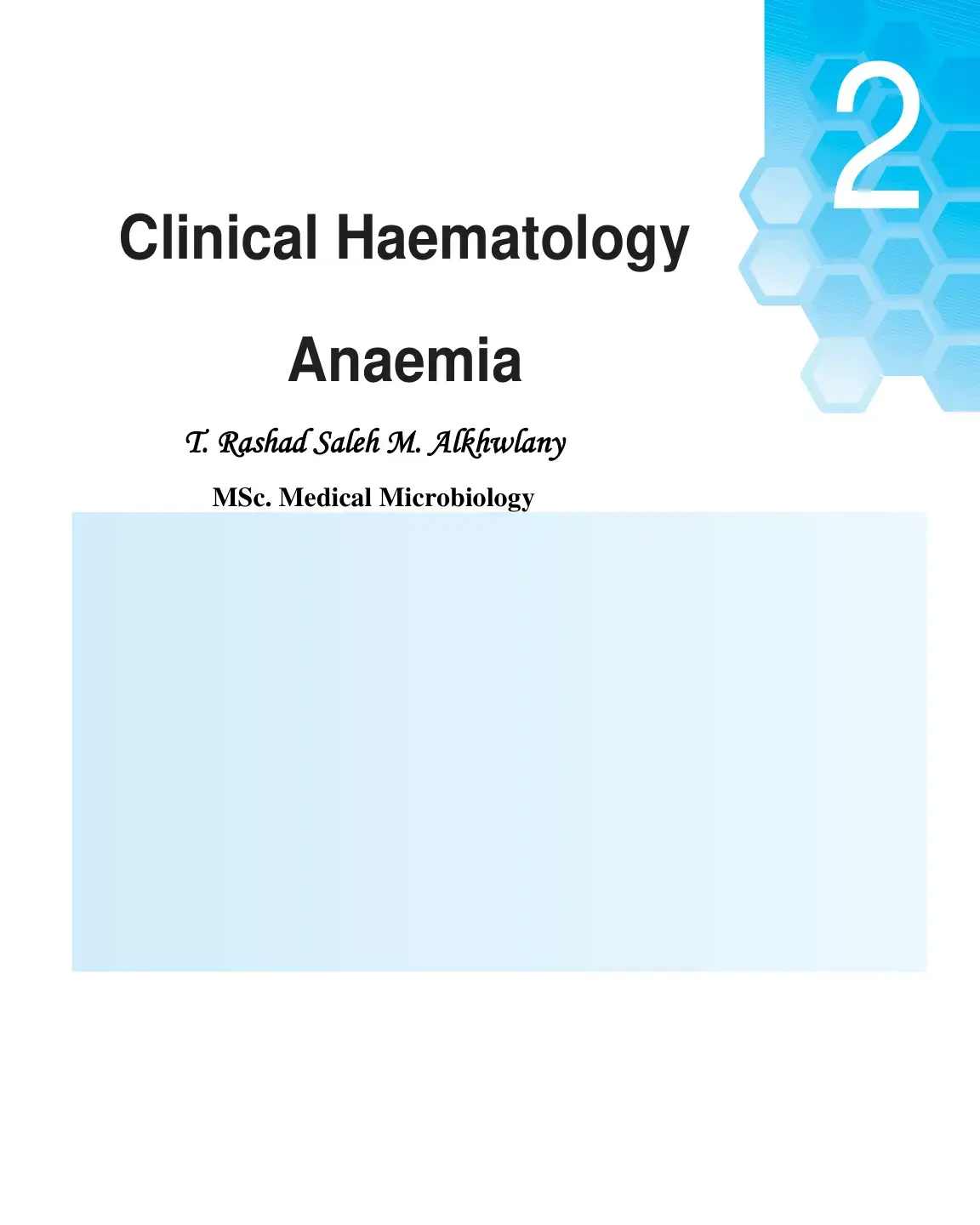 غلاف كتاب Clinical Haematology