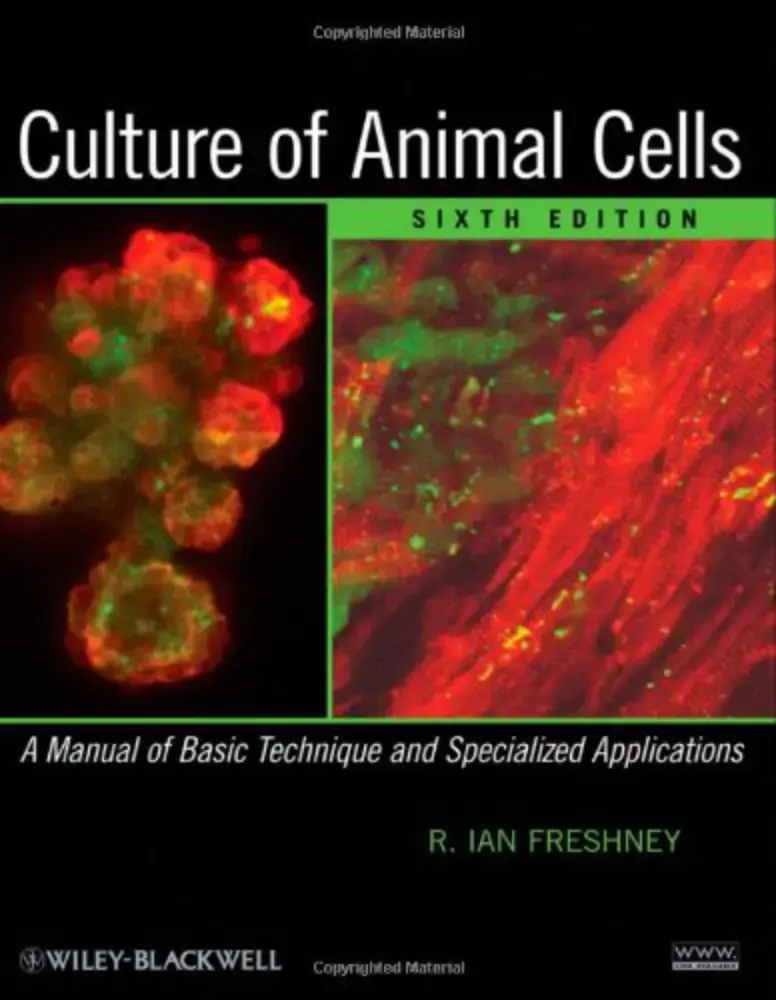 غلاف كتاب Culture of Animal Cells