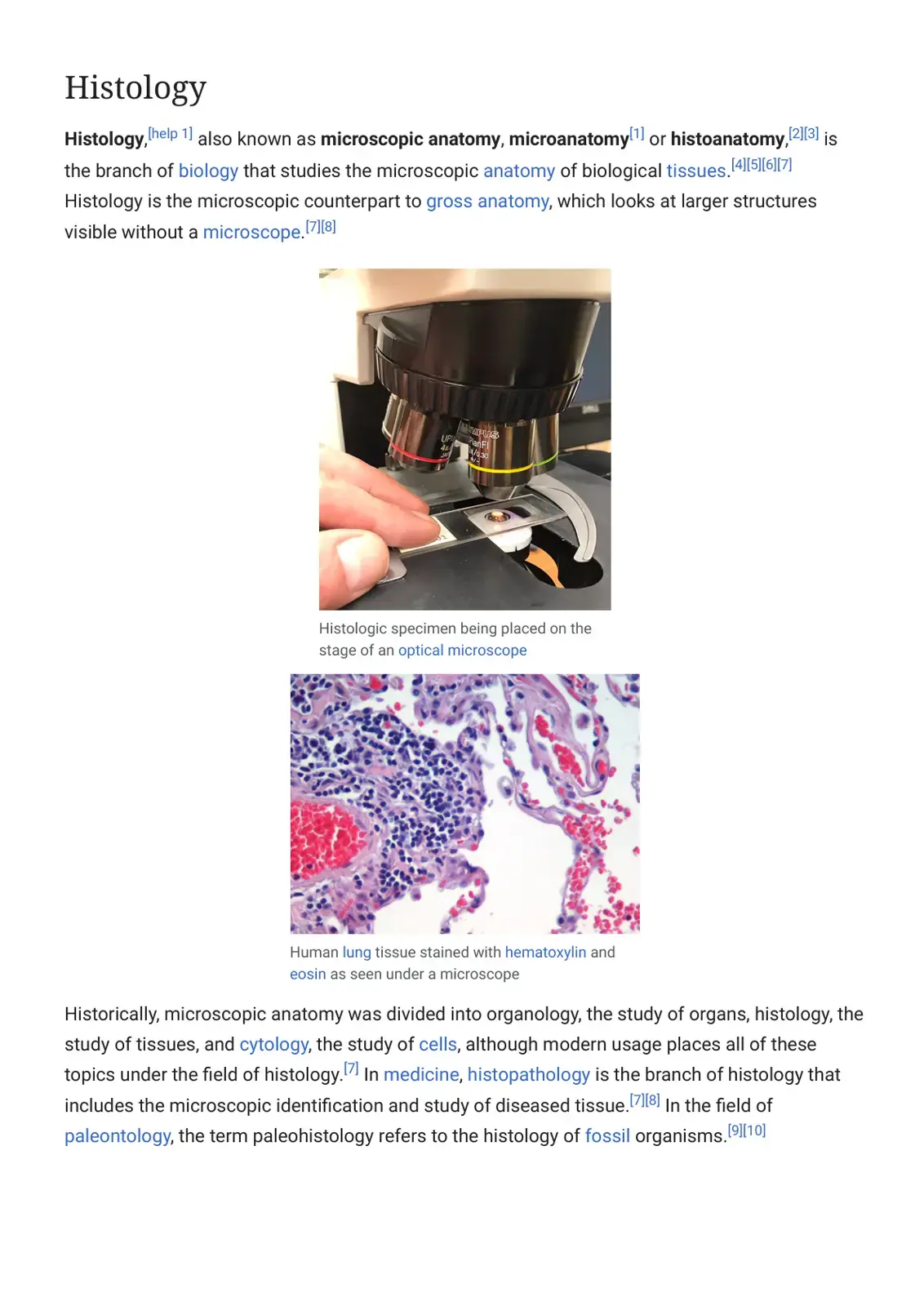 غلاف كتاب Histology