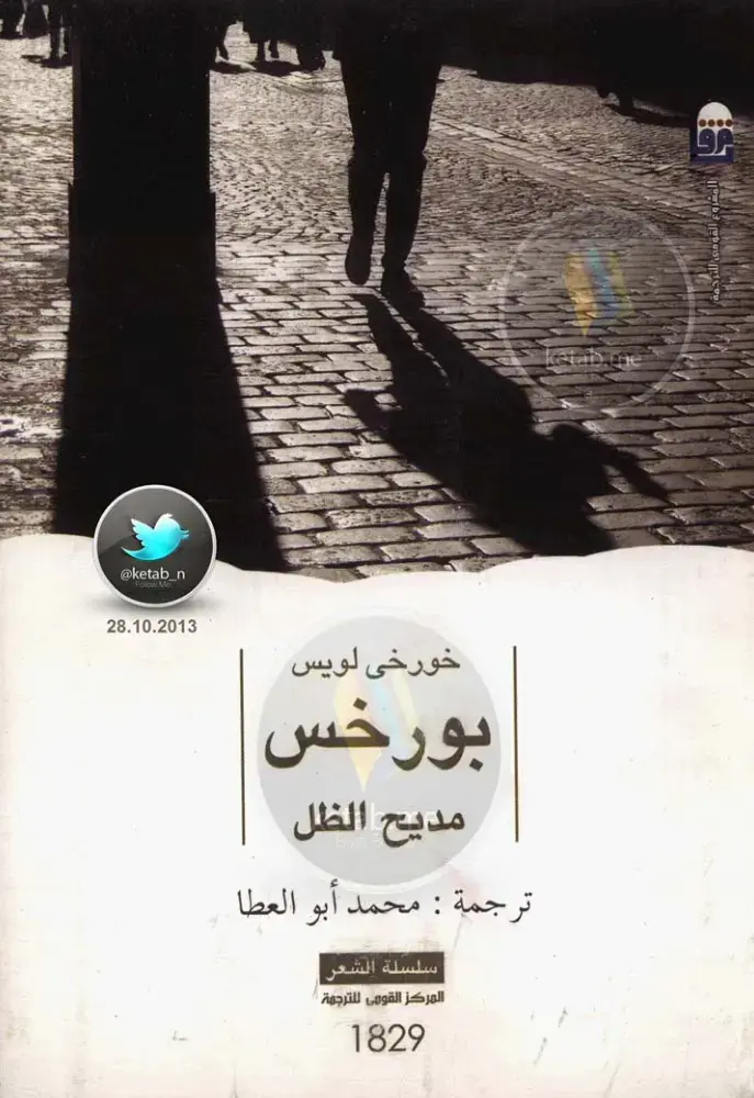 غلاف كتاب مديح الظل