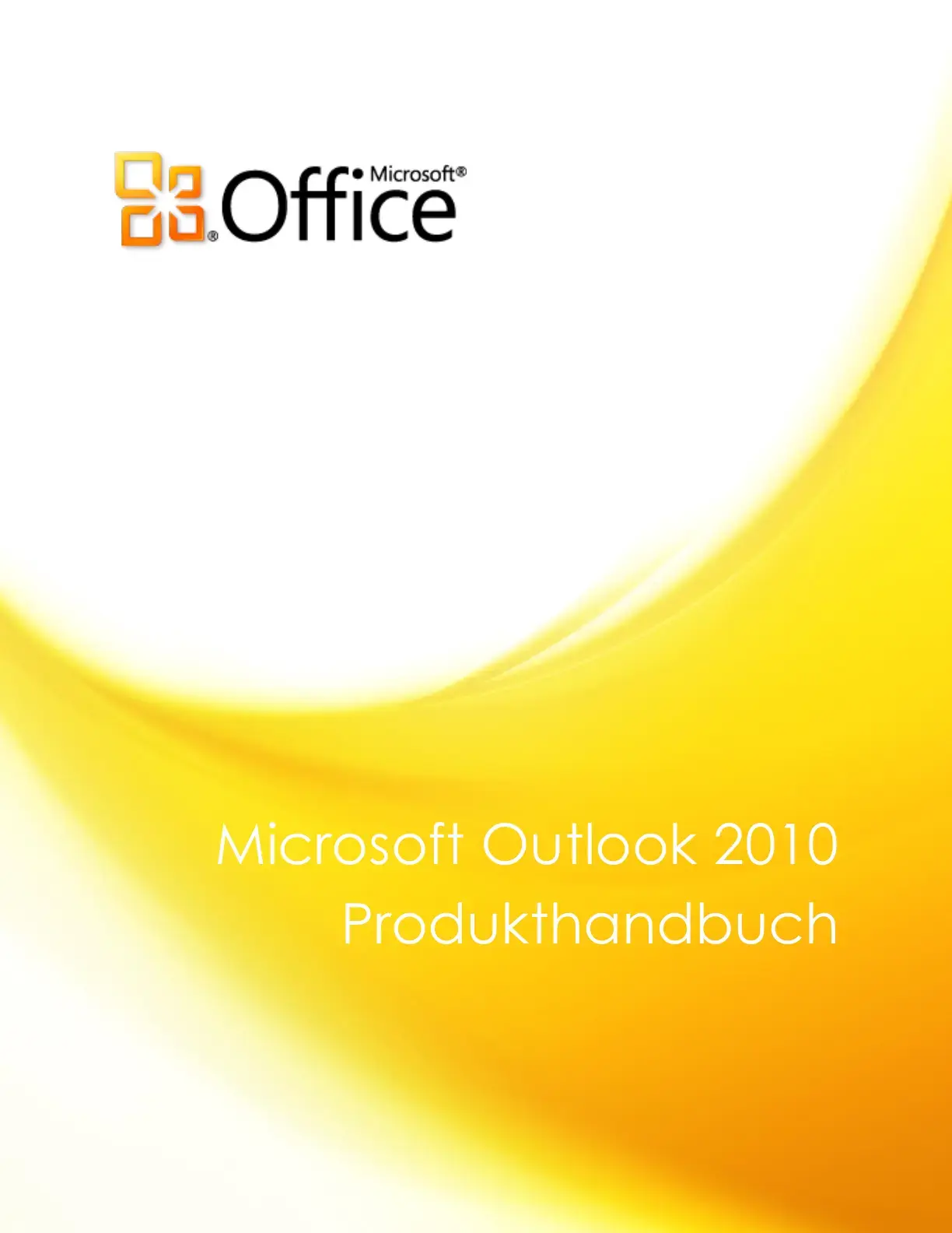 غلاف كتاب Microsoft® Office 2010 Produkthandbuch