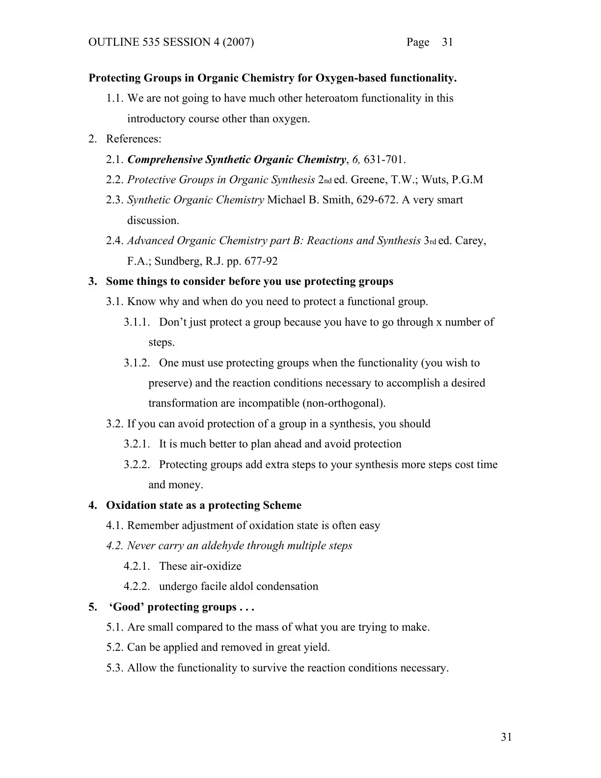غلاف كتاب Protecting Groups in Organic Chemistry for Oxygen-based functionality.