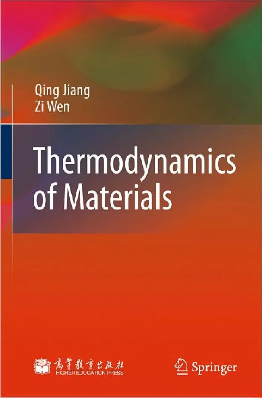 غلاف كتاب Thermodynamics of Materials