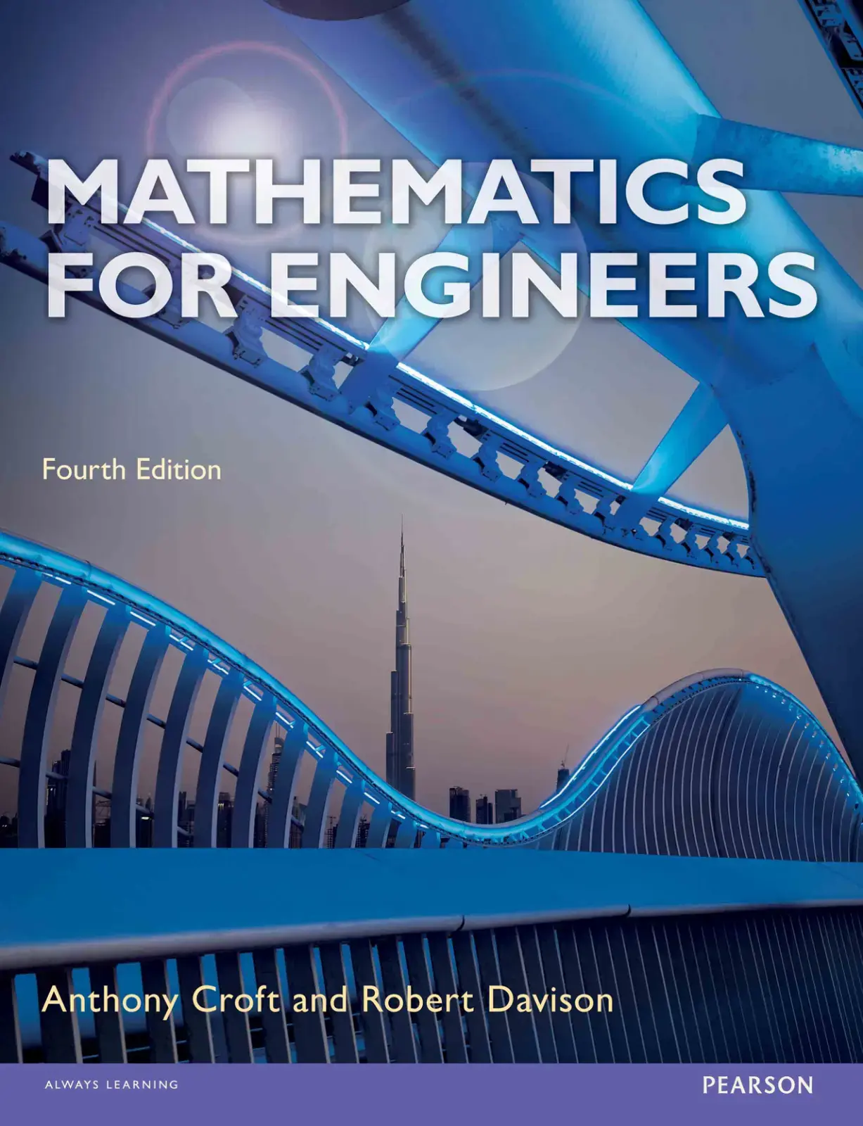 غلاف كتاب MATHEMATICS FOR ENGINEERS Fourth Edition