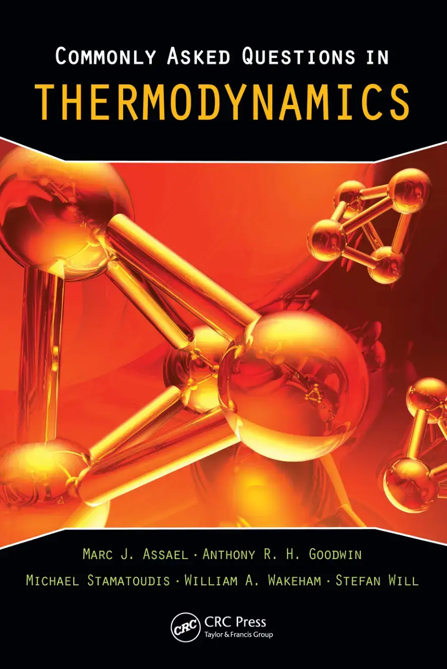 غلاف كتاب COMMONLY ASKED QUESTIONS IN THERMODYNAMICS