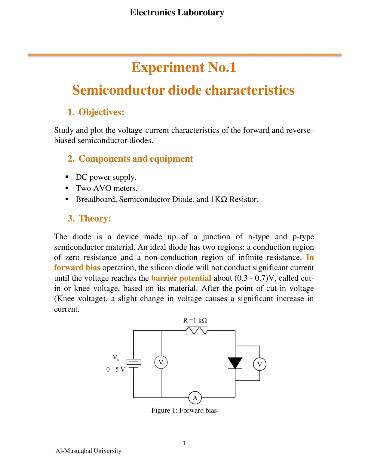 غلاف كتاب Semiconductor Diode Characteristics