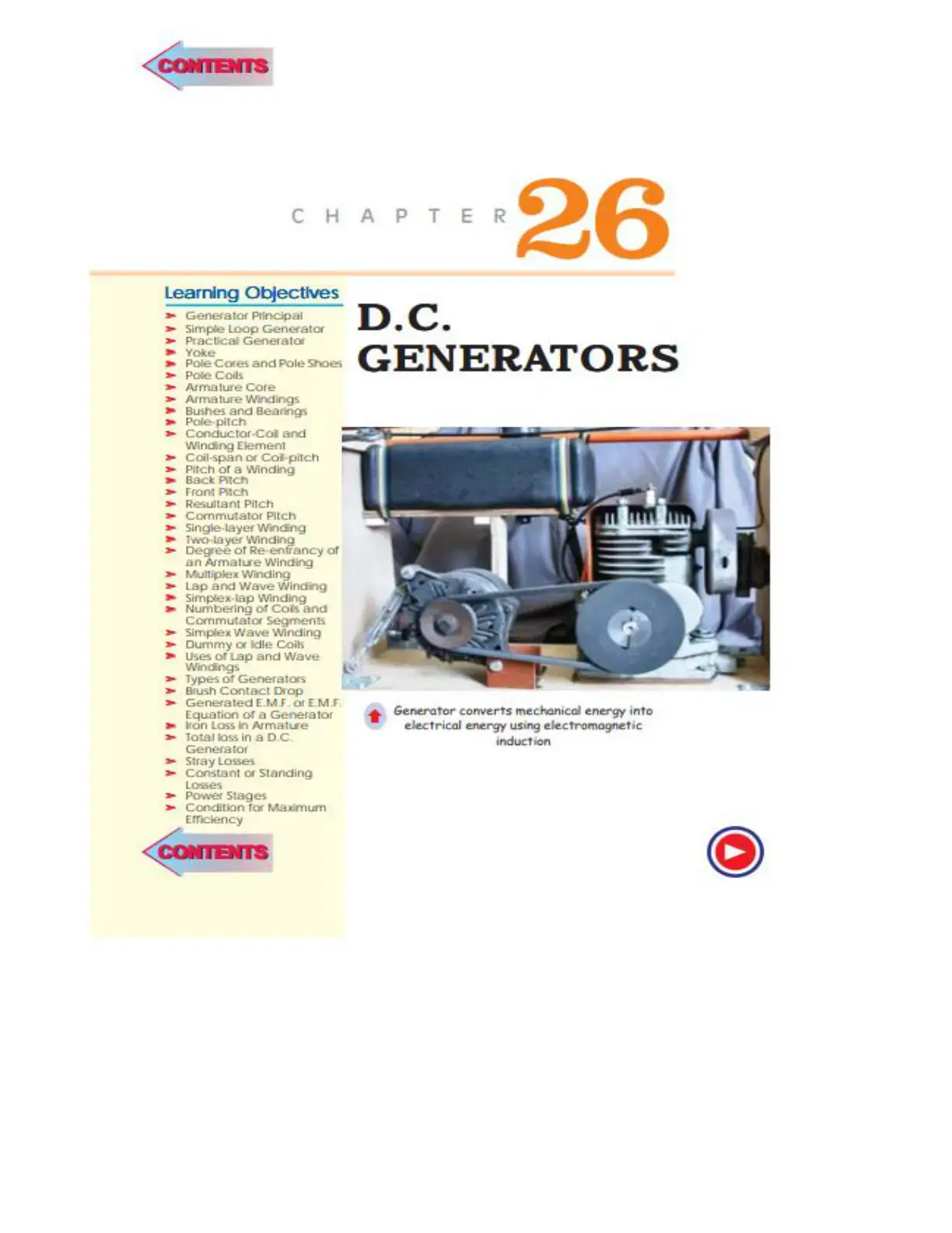 غلاف كتاب D.C. Generators: Chapter 26