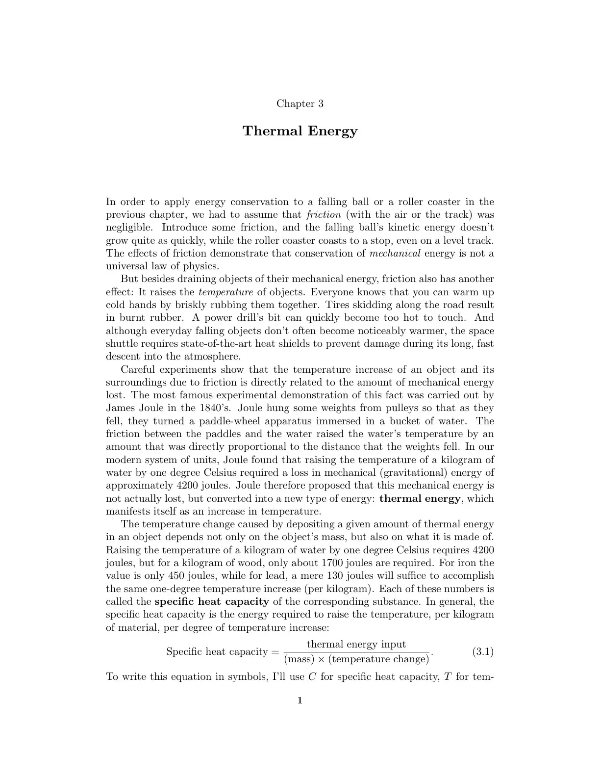 غلاف كتاب Thermal Energy