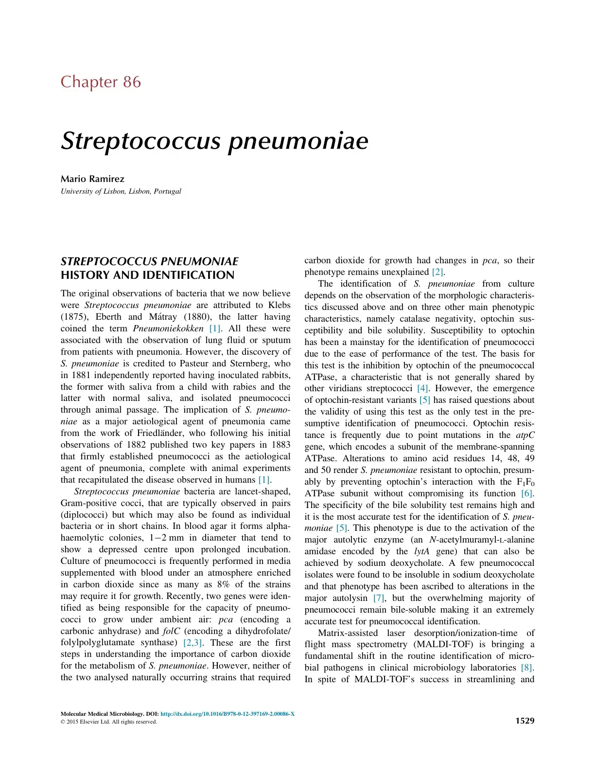 غلاف كتاب Streptococcus pneumoniae