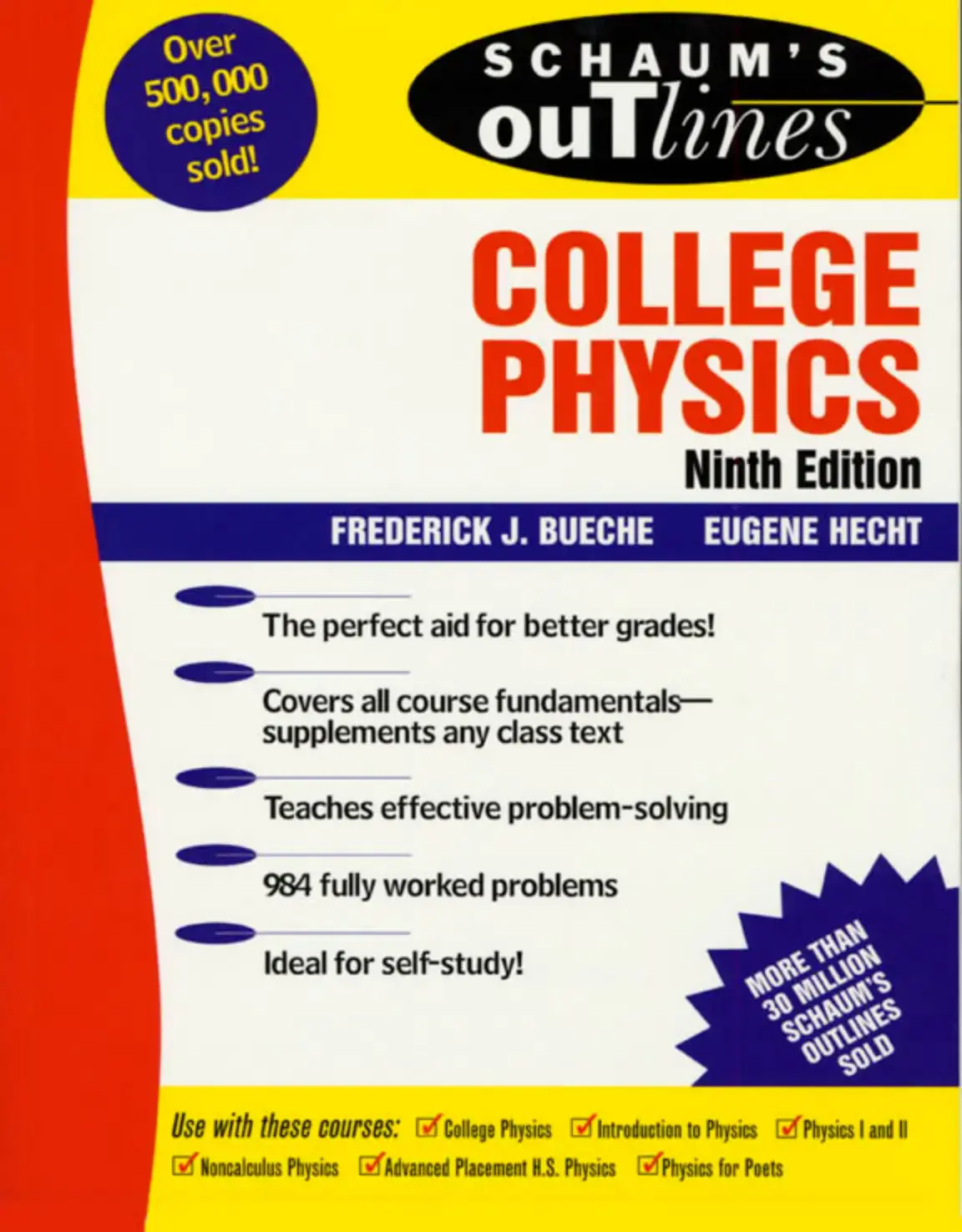 غلاف كتاب SCHAUM'S Outlines COLLEGE PHYSICS