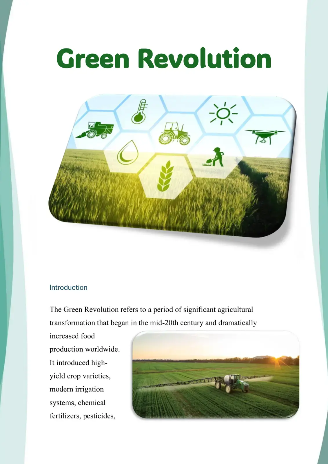 غلاف كتاب Green Revolution