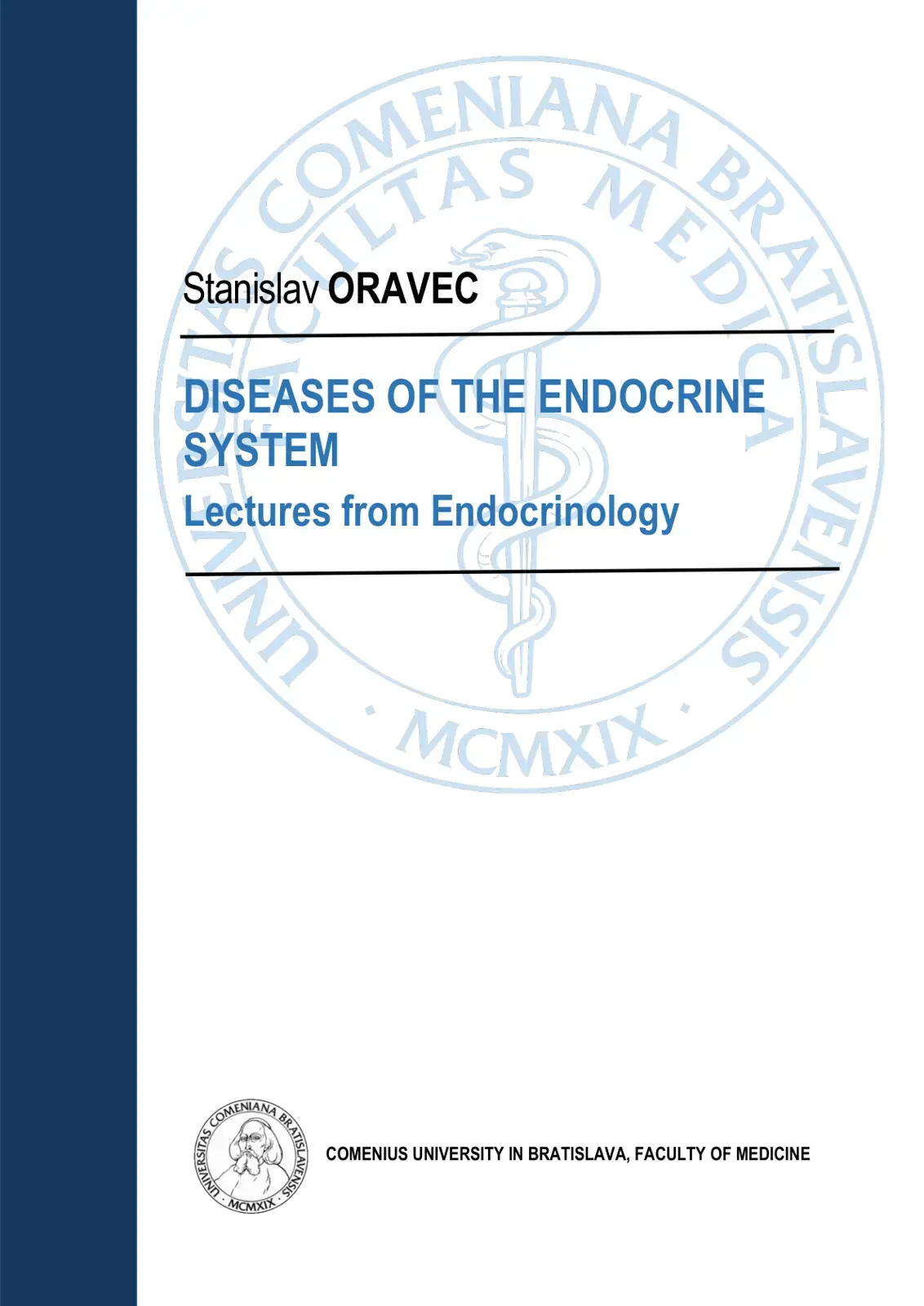 غلاف كتاب DISEASES OF THE ENDOCRINE SYSTEM