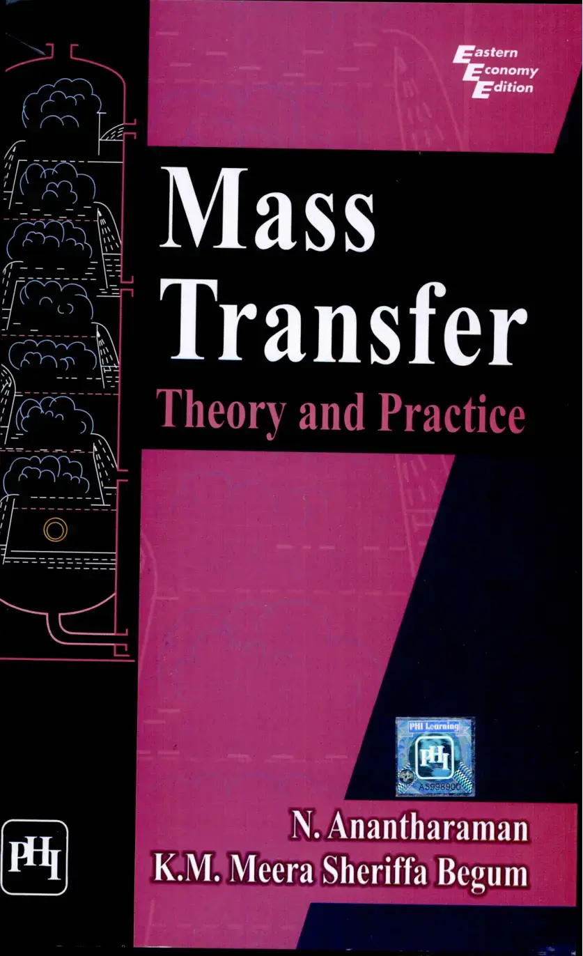 غلاف كتاب Mass Transfer Theory and Practice