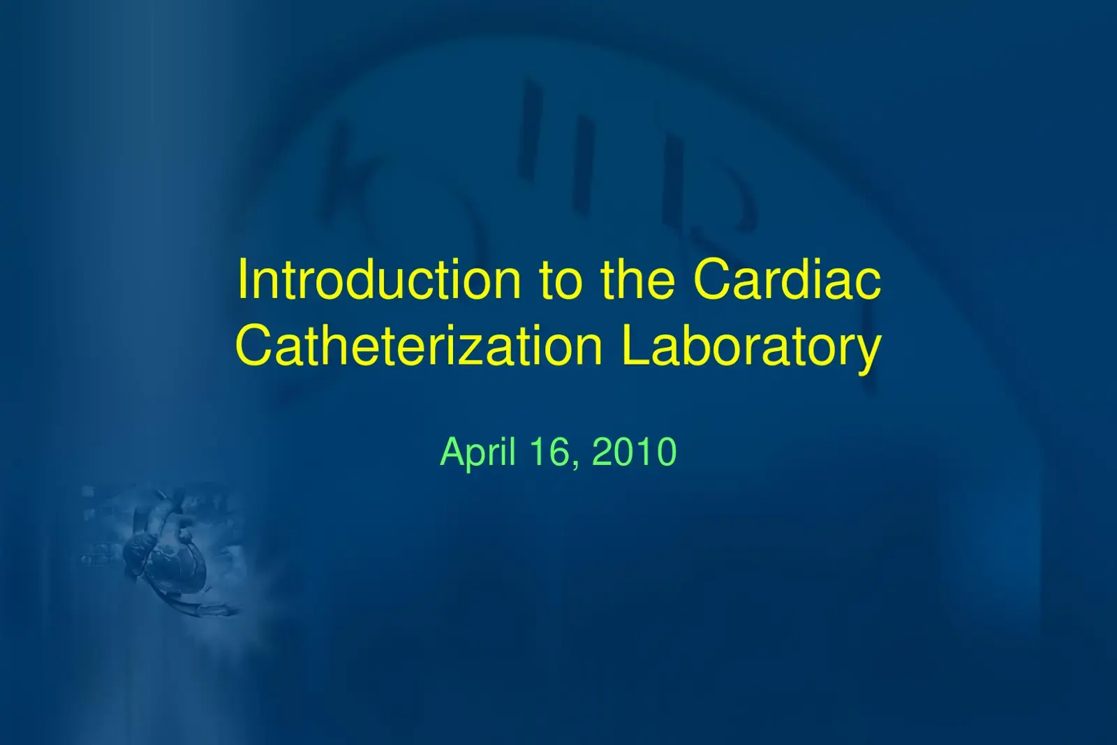 غلاف كتاب Introduction to the Cardiac Catheterization Laboratory