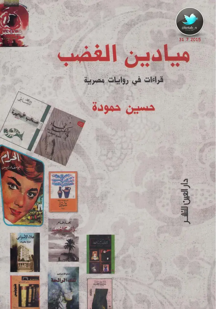 غلاف كتاب ميادين الغضب: قراءات في روايات مصرية