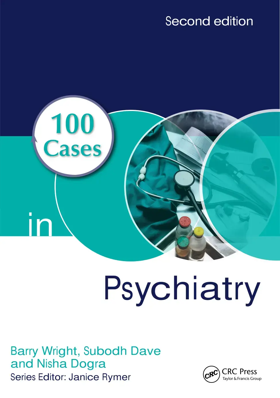 غلاف كتاب 100 Cases in Psychiatry