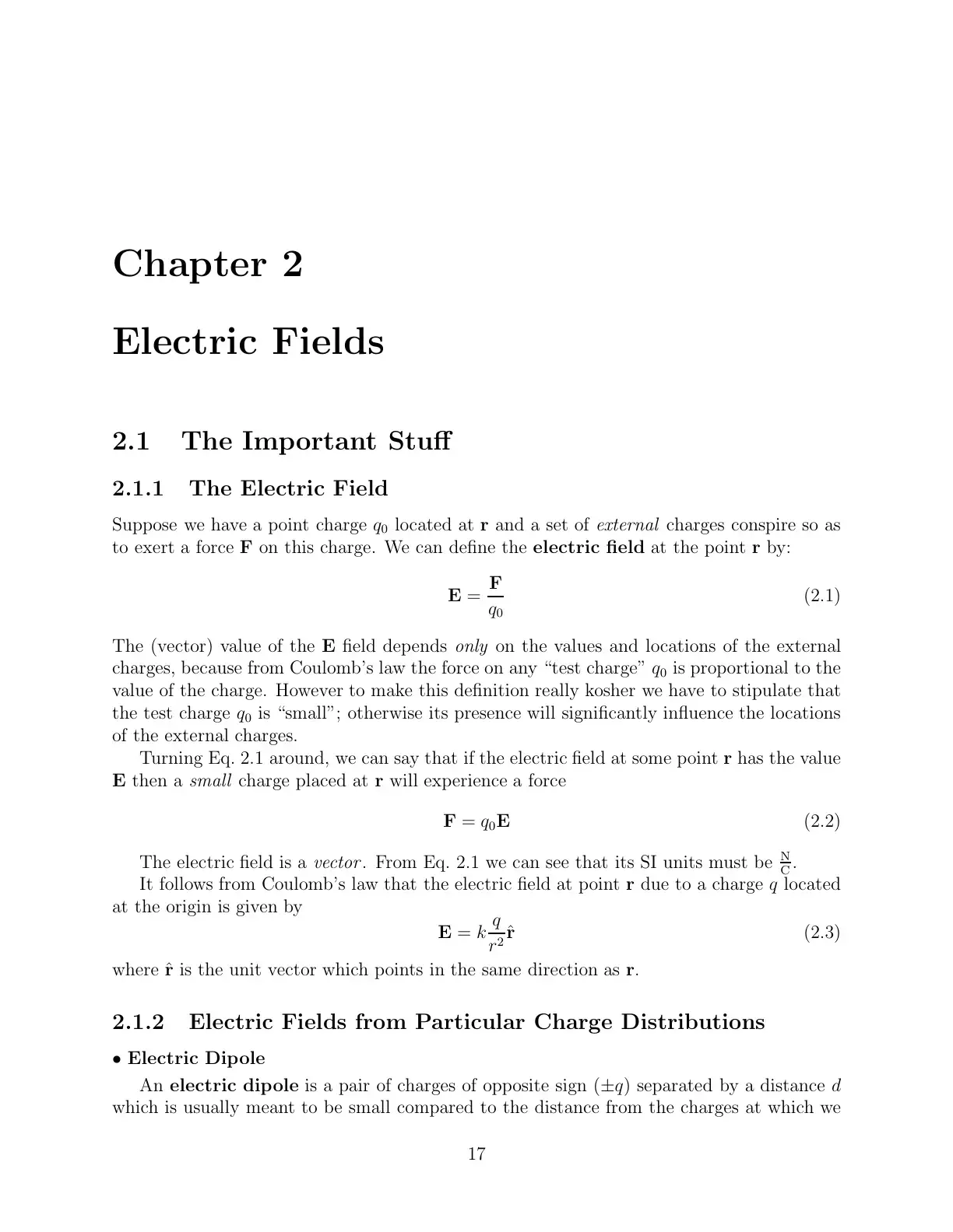 غلاف كتاب Electric Fields