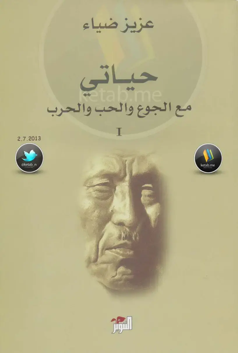 غلاف كتاب حياتي مع الجوع والحب والحرب I