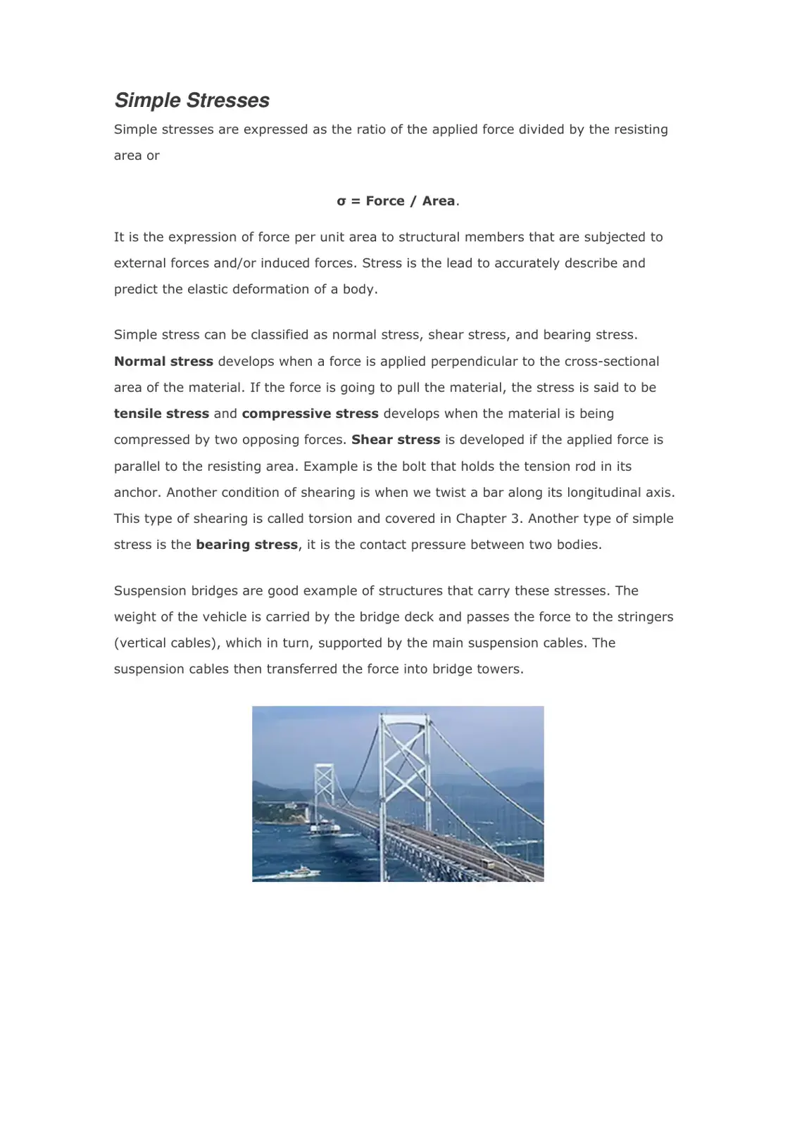 غلاف كتاب Simple Stresses