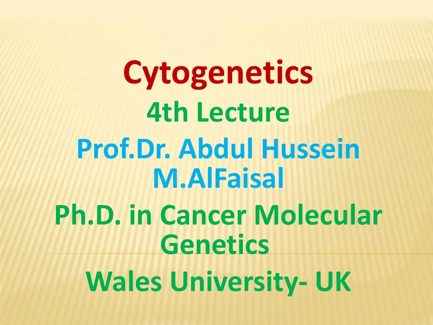 غلاف كتاب Cytogenetics