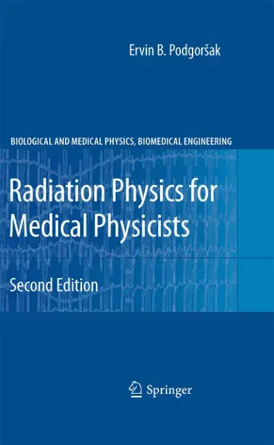 غلاف كتاب Radiation Physics for Medical Physicists