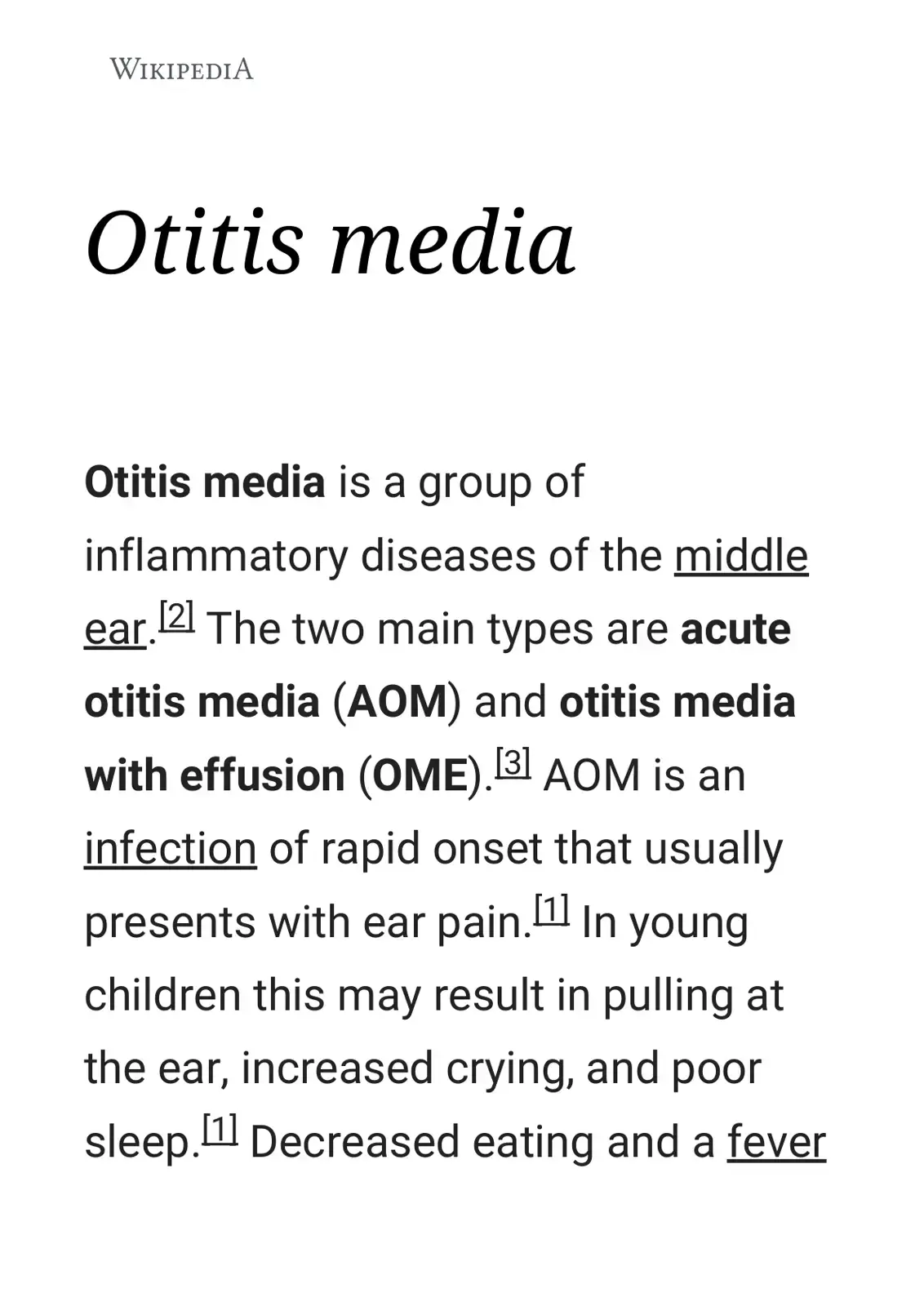 غلاف كتاب Otitis media