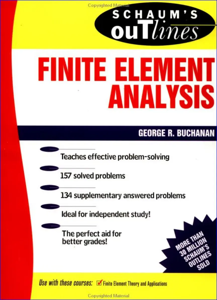 غلاف كتاب FINITE ELEMENT ANALYSIS