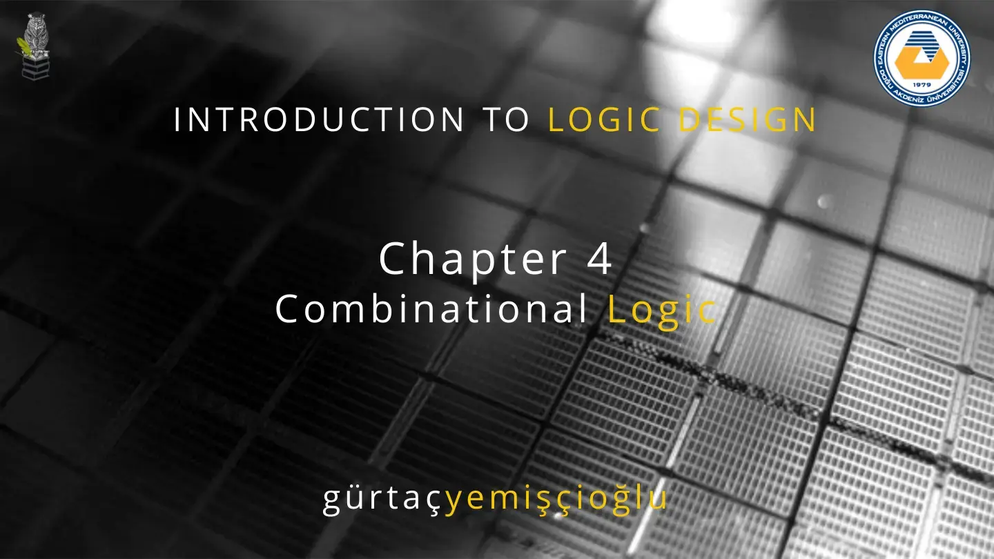 غلاف كتاب Introduction to Logic Design