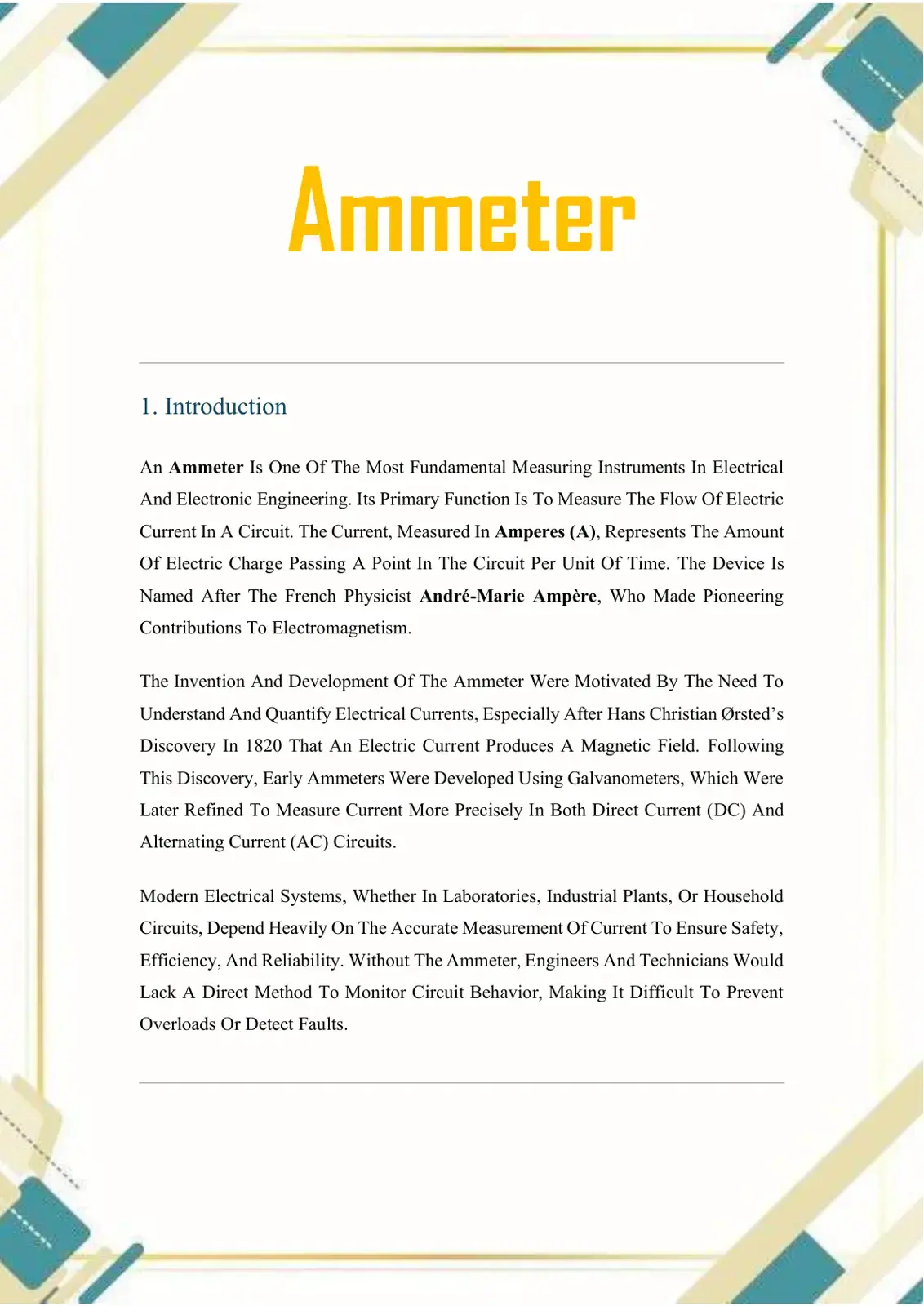 غلاف كتاب Ammeter