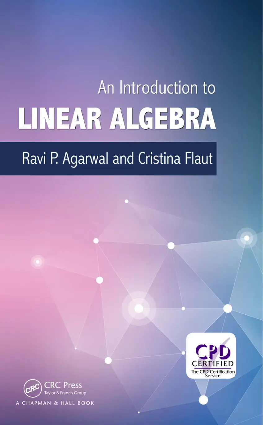 غلاف كتاب An Introduction to LINEAR ALGEBRA