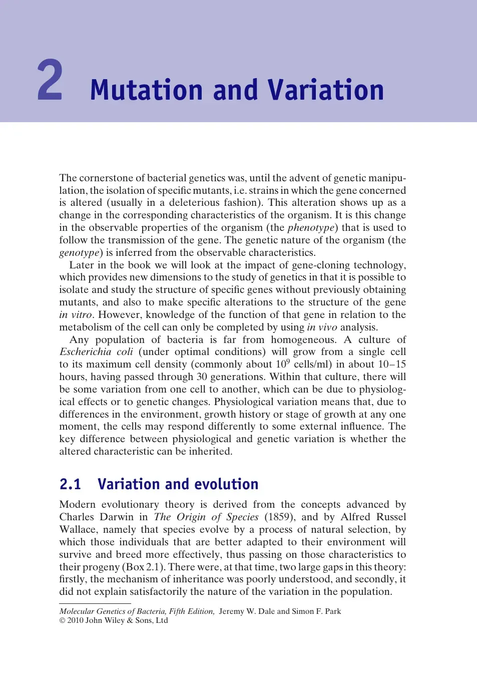 غلاف كتاب Molecular Genetics of Bacteria, Fifth Edition