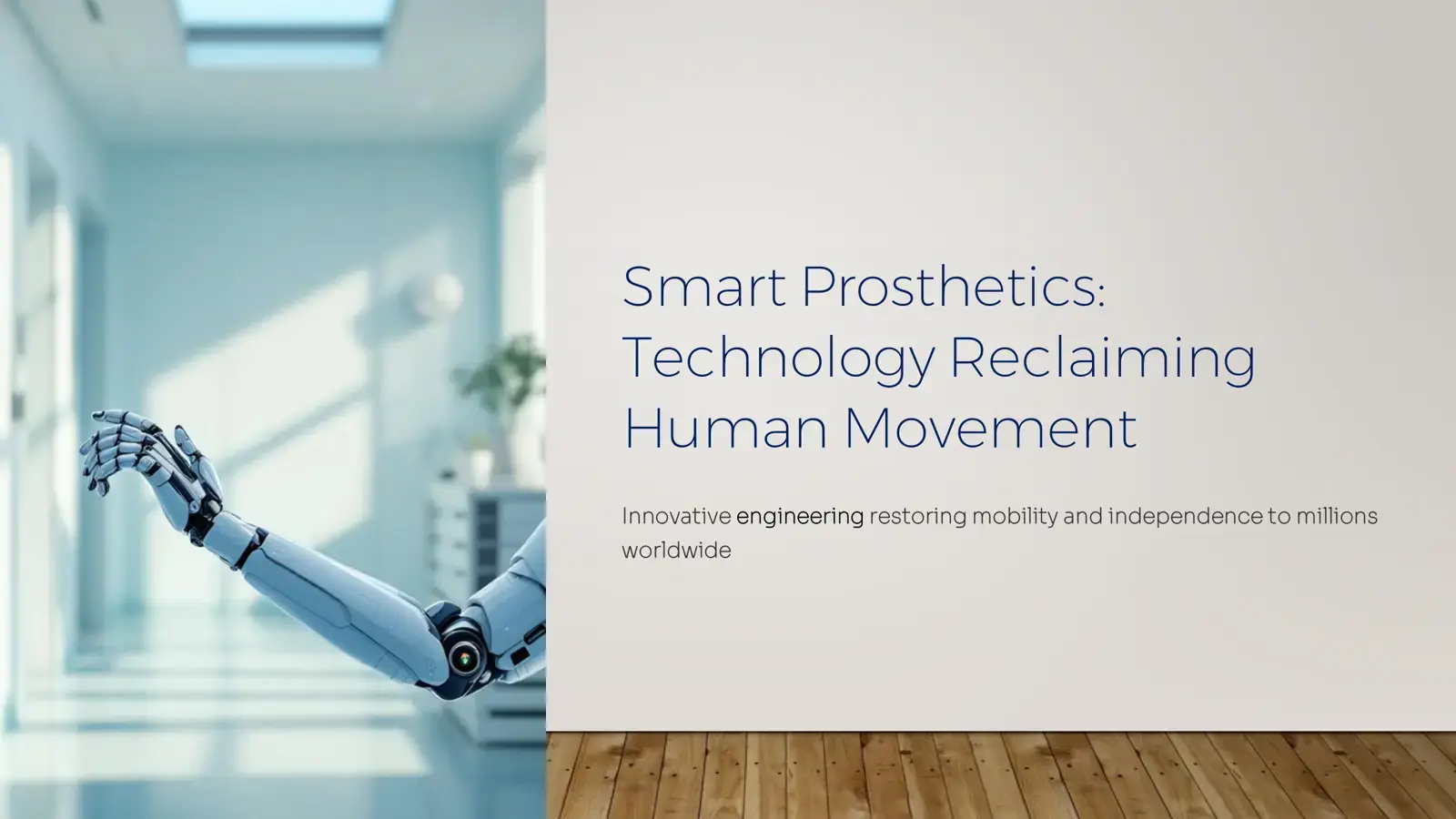 غلاف كتاب Smart Prosthetics: Technology Reclaiming Human Movement