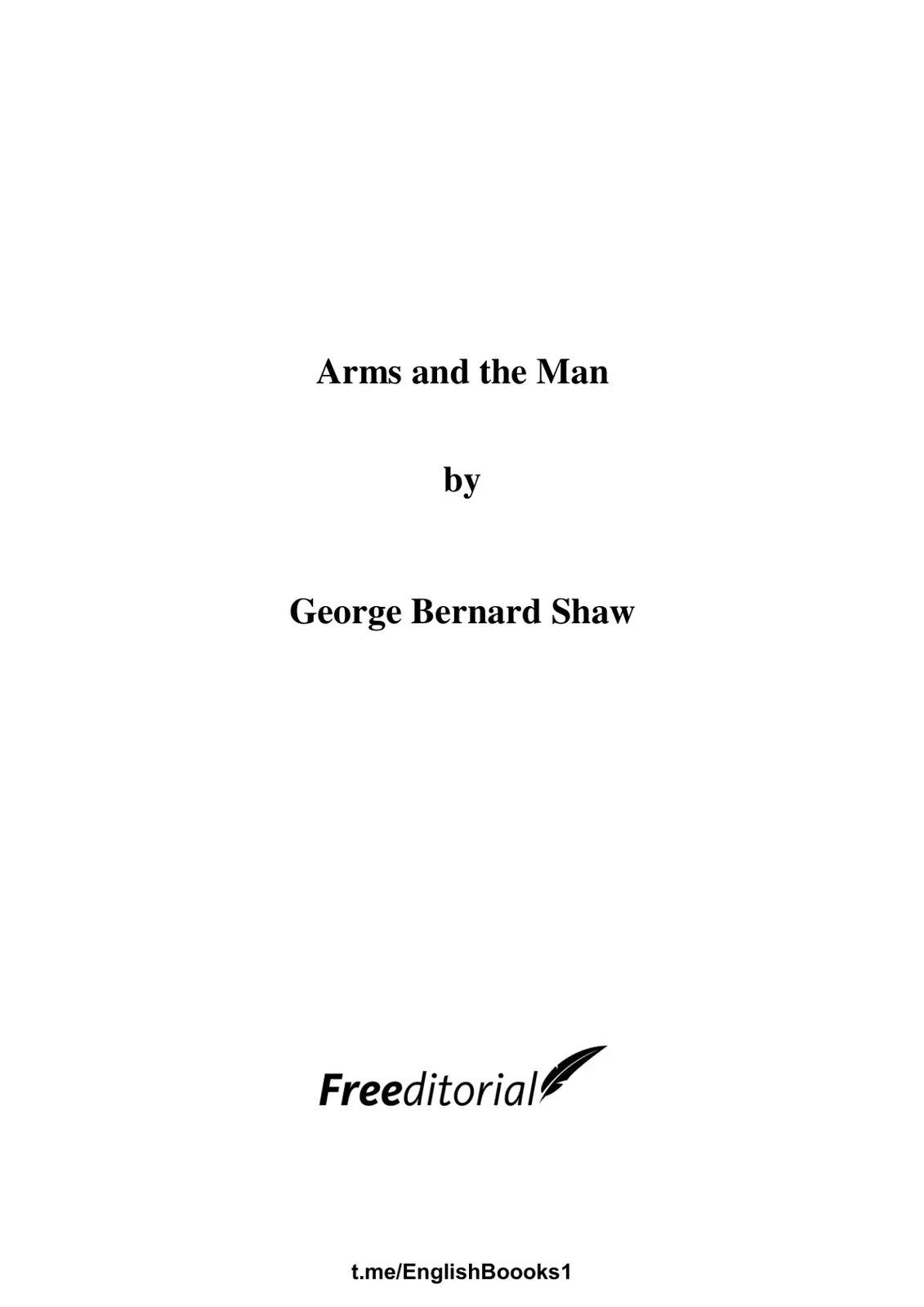 غلاف كتاب Arms and the Man