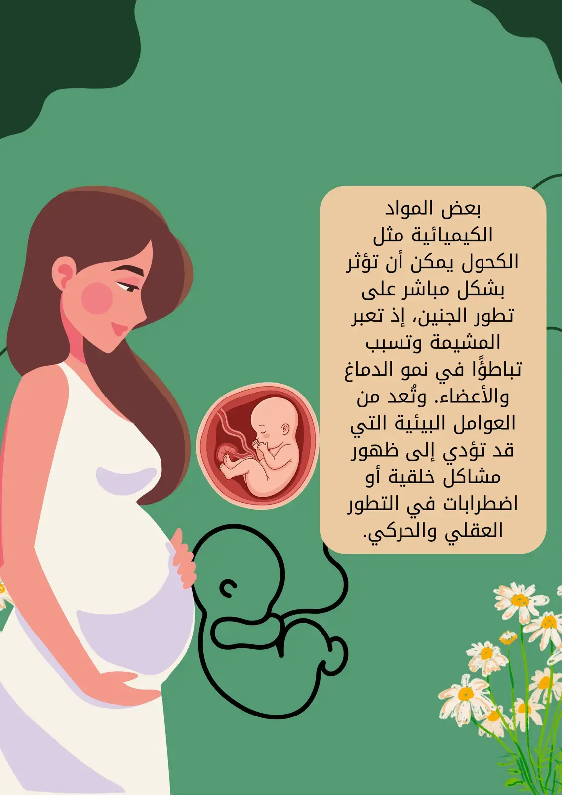 غلاف كتاب تأثير بعض المواد الكيميائية على تطور الجنين