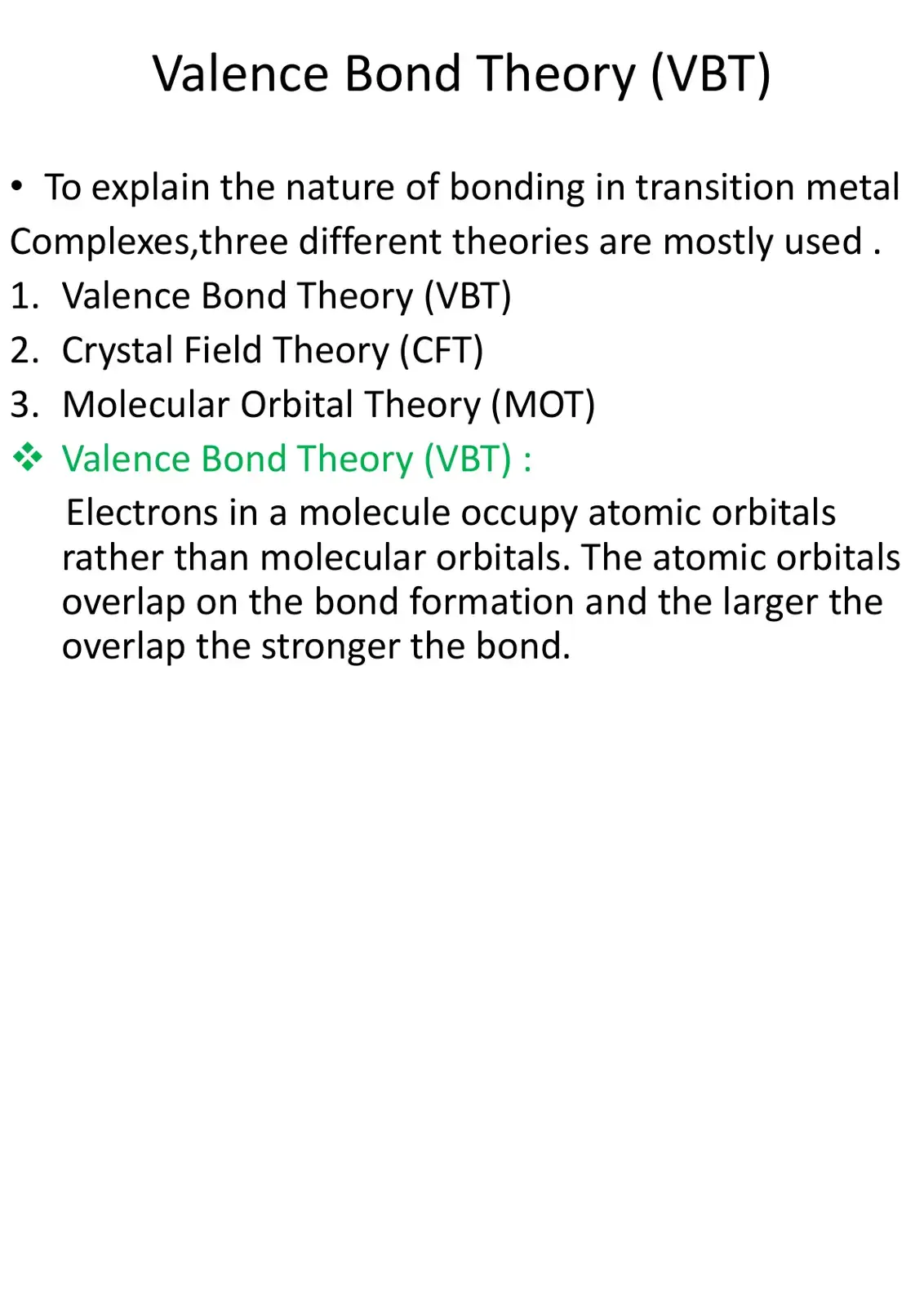 غلاف كتاب Valence Bond Theory