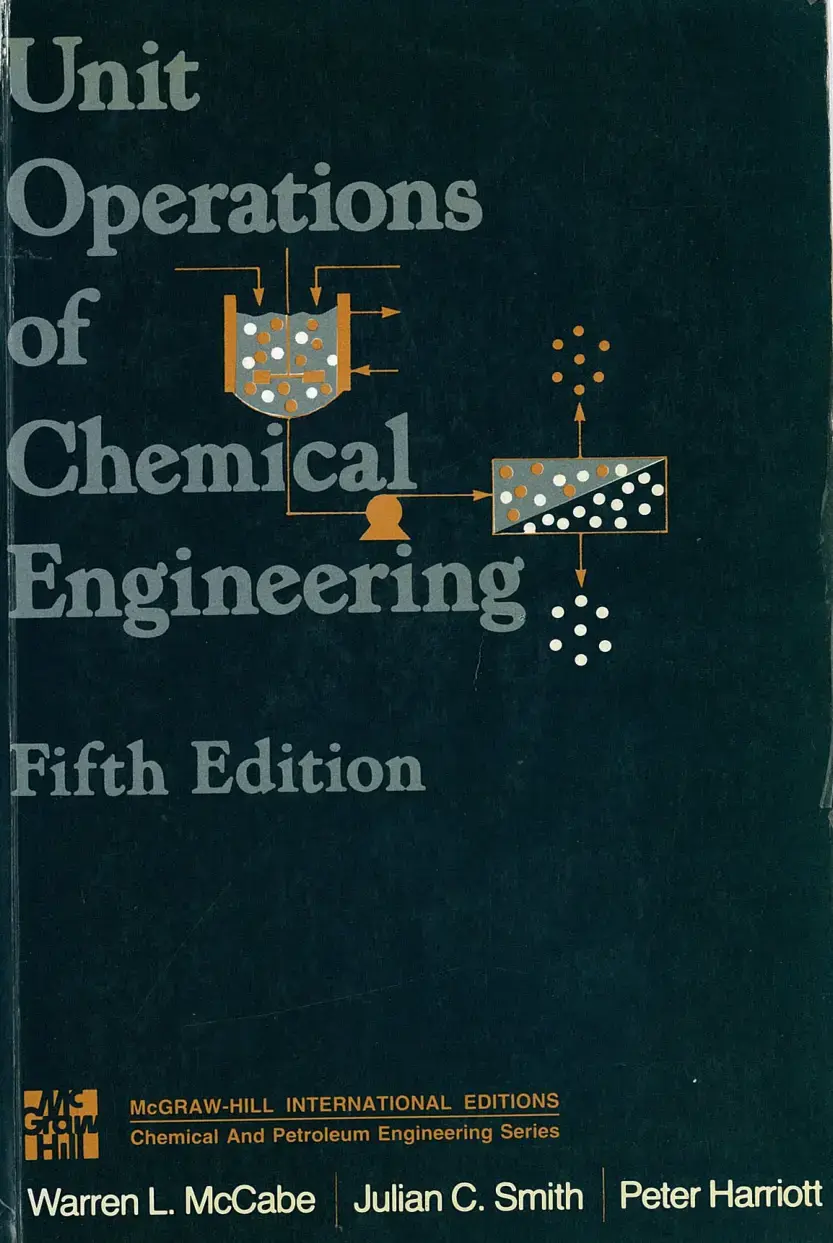 غلاف كتاب Unit Operations of Chemical Engineering