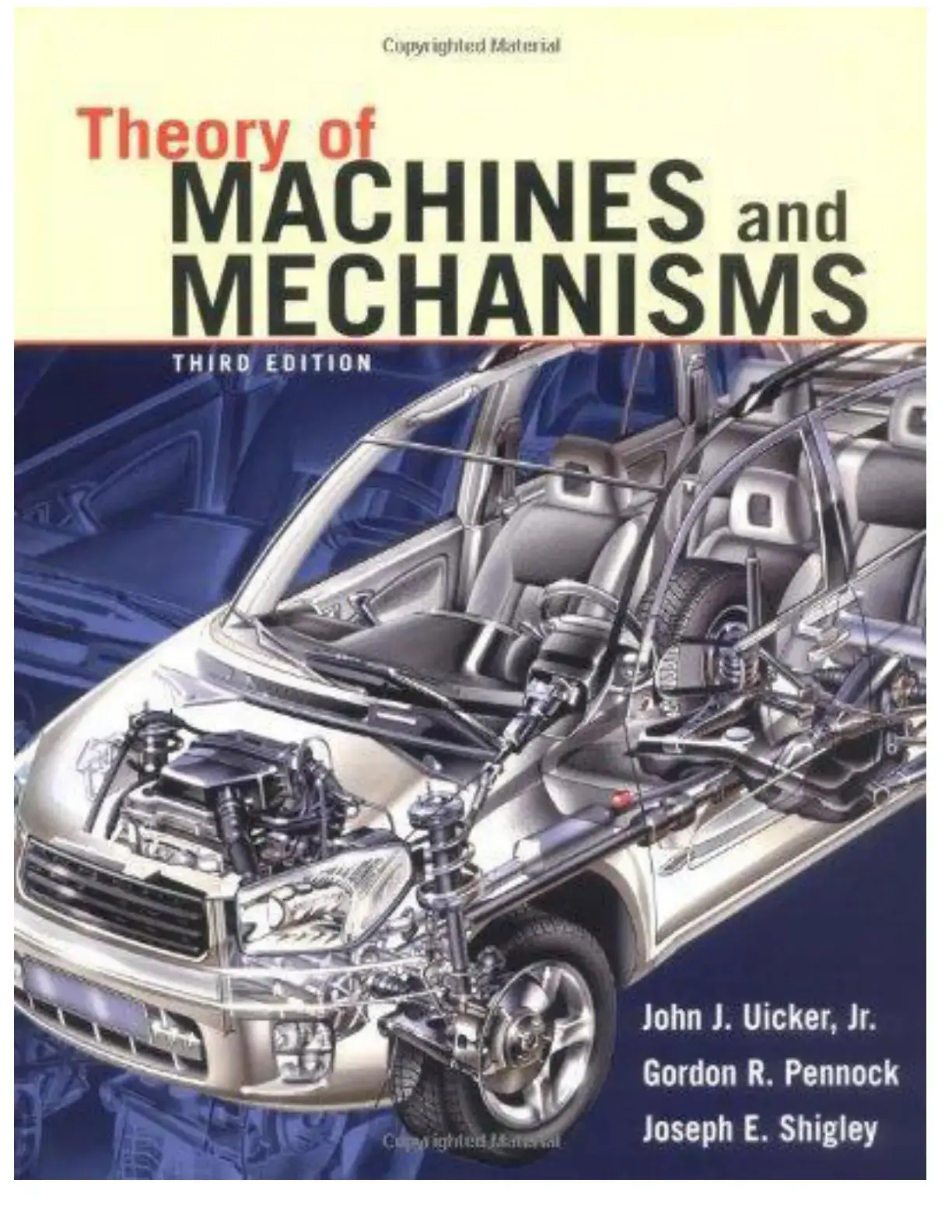 غلاف كتاب Theory of MACHINES and MECHANISMS