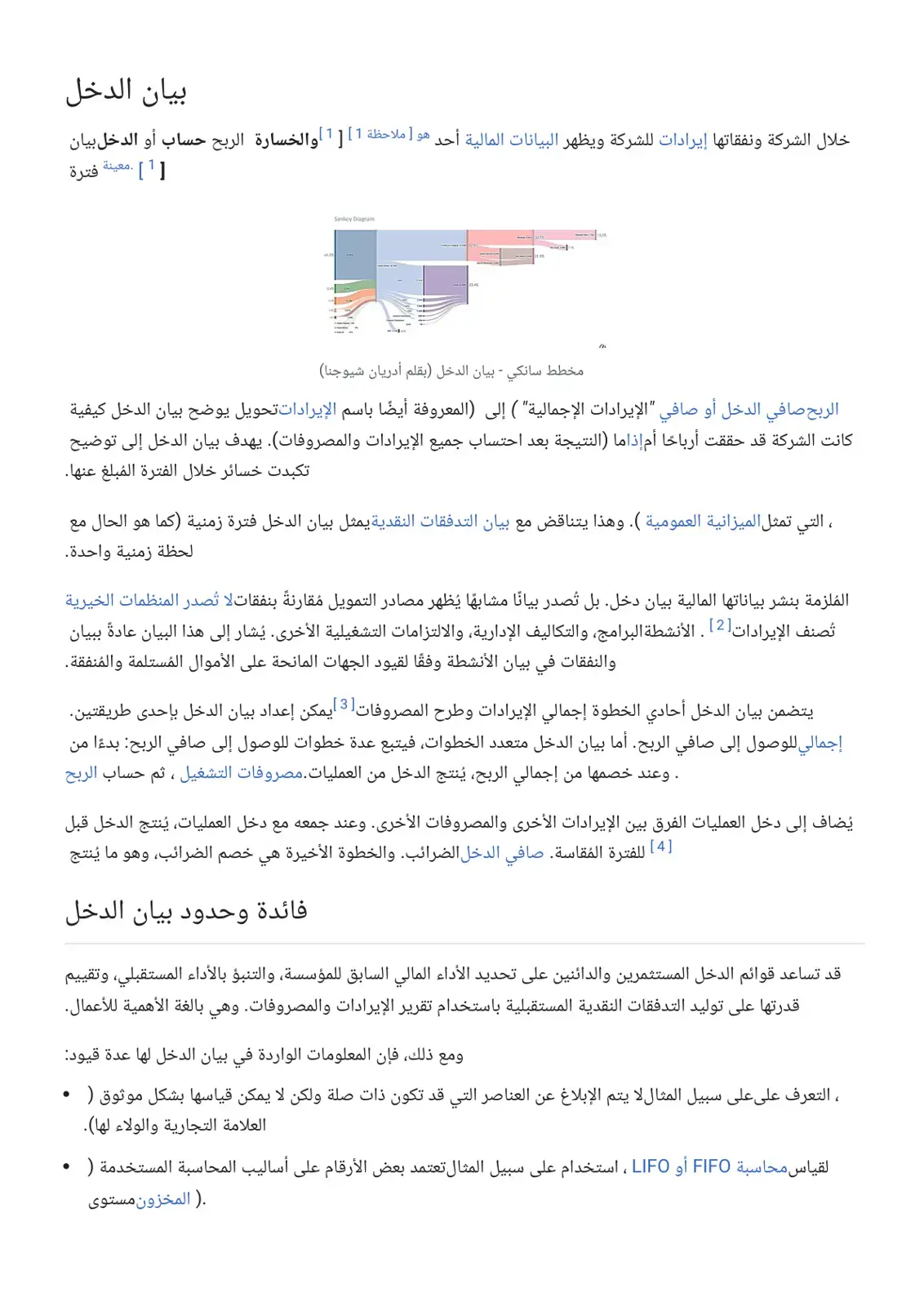 غلاف كتاب بيان الدخل
