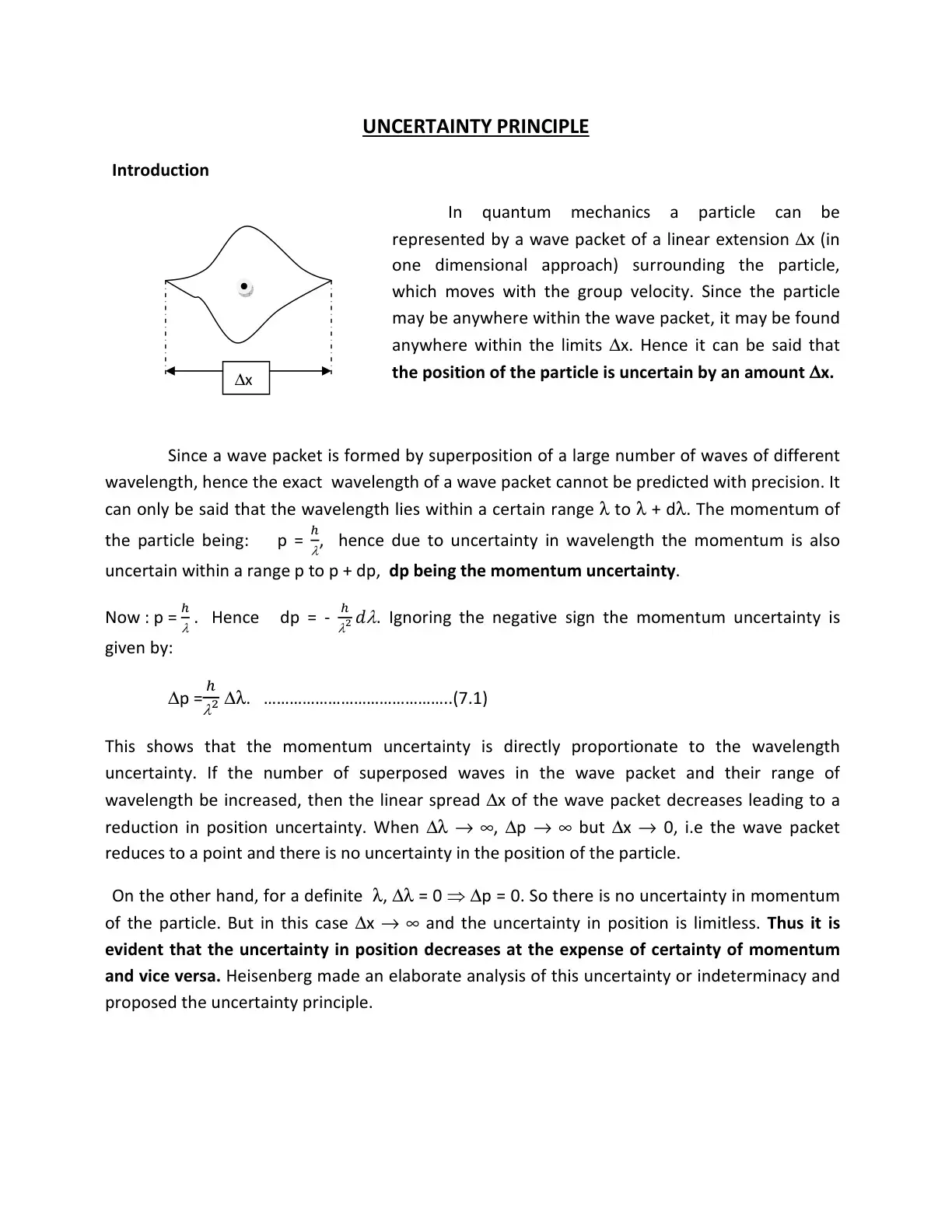 غلاف كتاب Uncertainty Principle in Quantum Mechanics