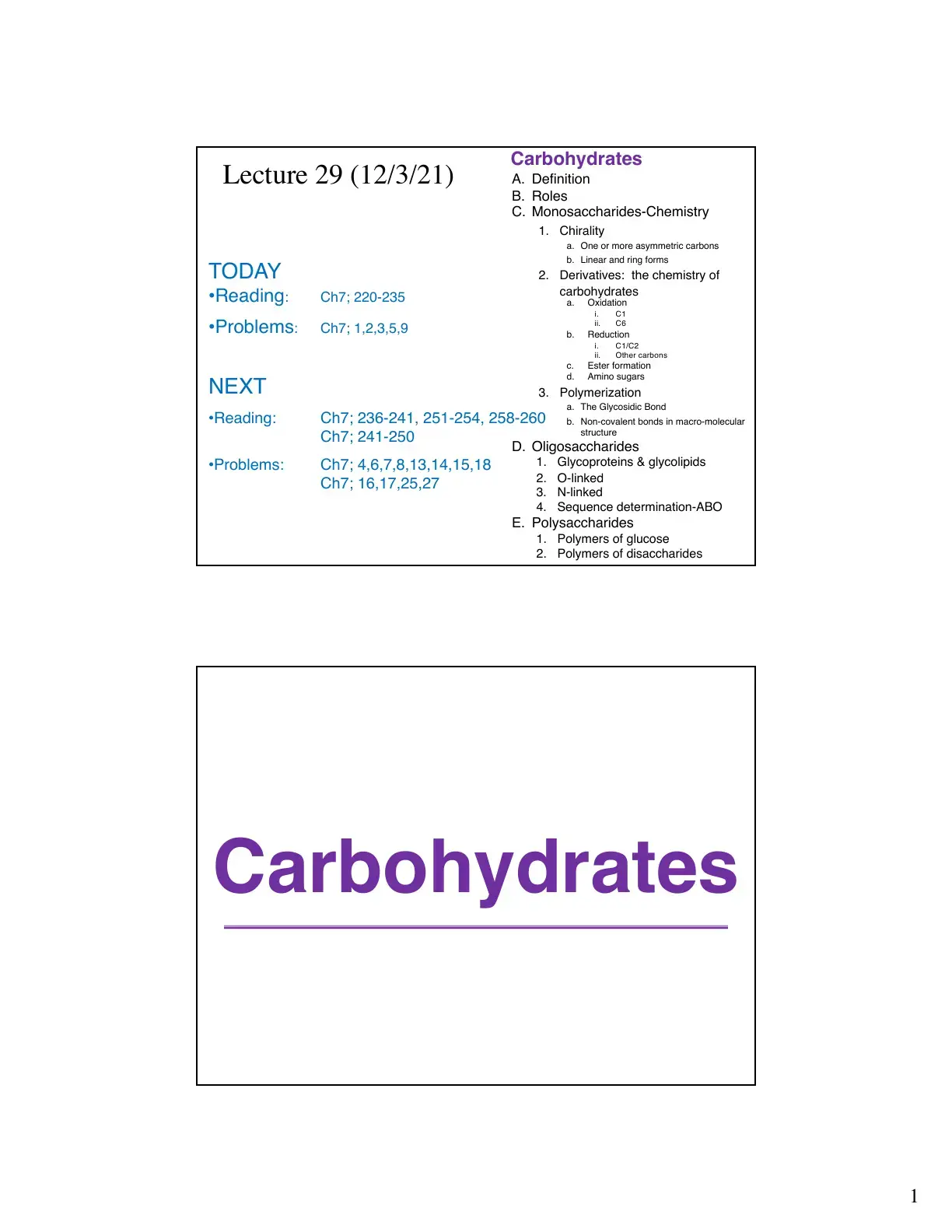 غلاف كتاب Carbohydrates