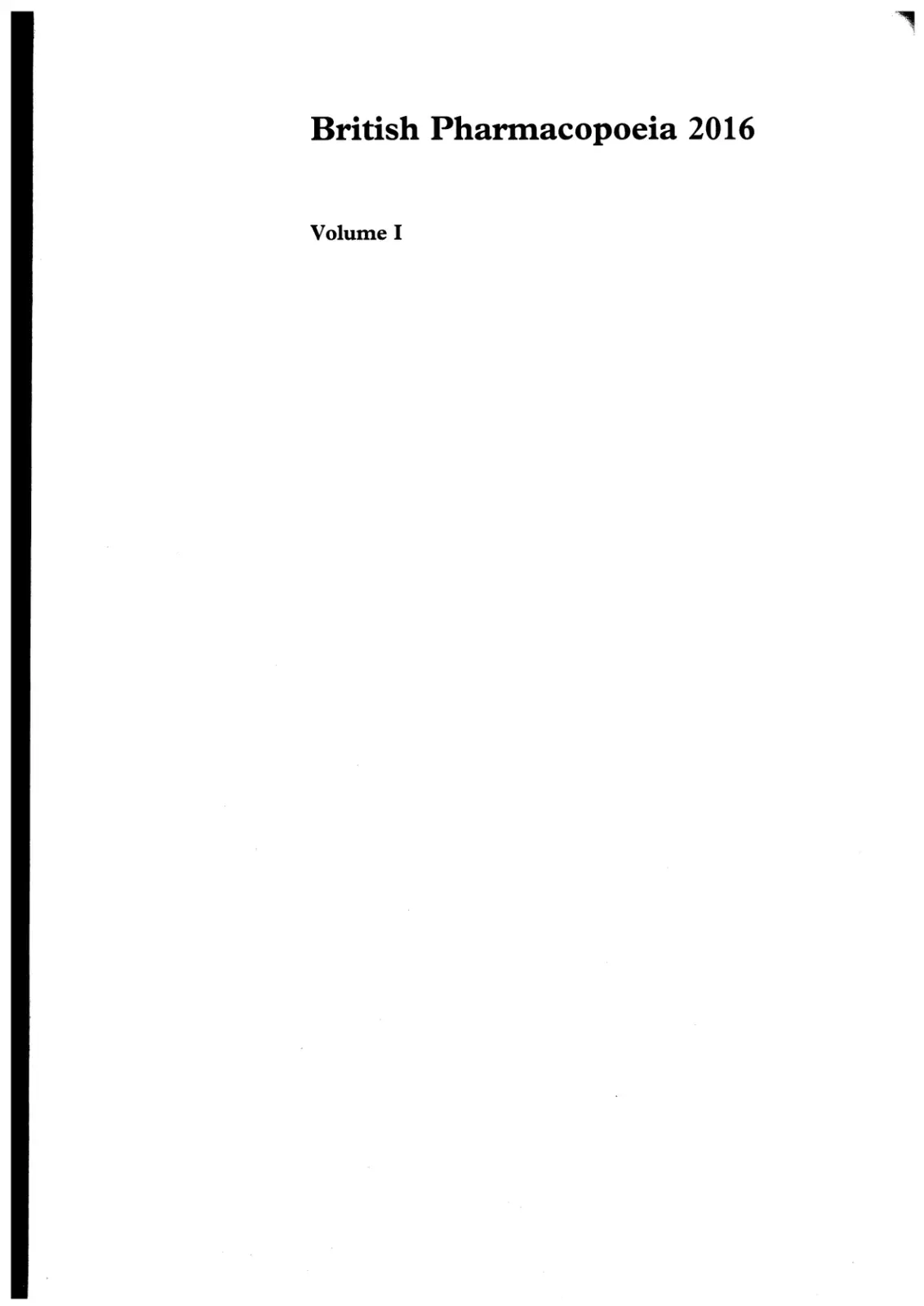 غلاف كتاب British Pharmacopoeia 2016