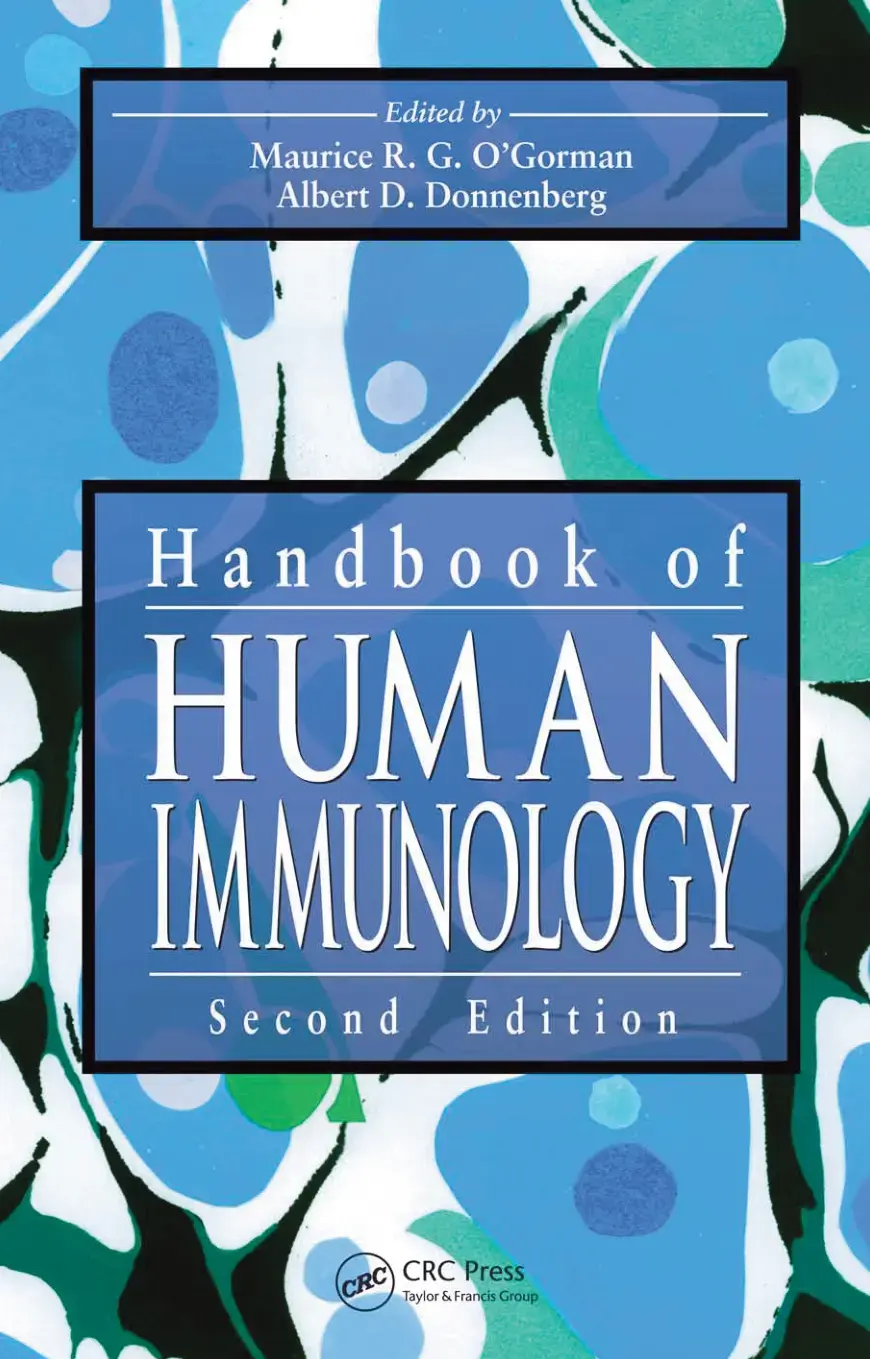 غلاف كتاب Handbook of HUMAN IMMUNOLOGY