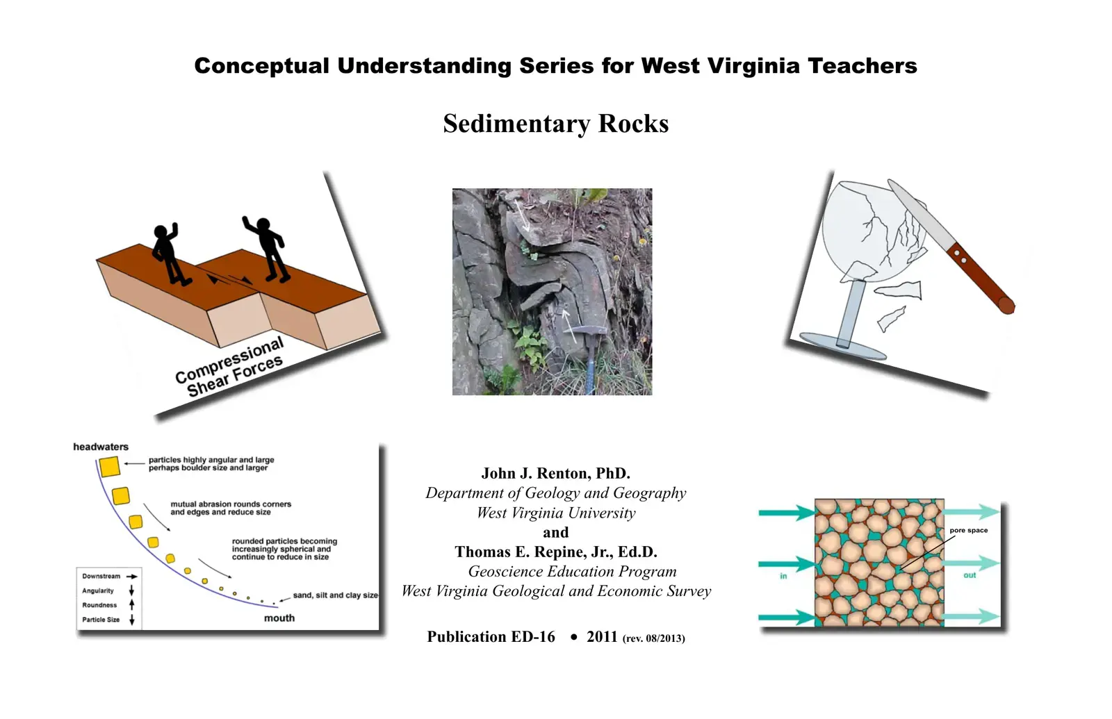 غلاف كتاب Conceptual Understanding Series for West Virginia Teachers - Sedimentary Rocks