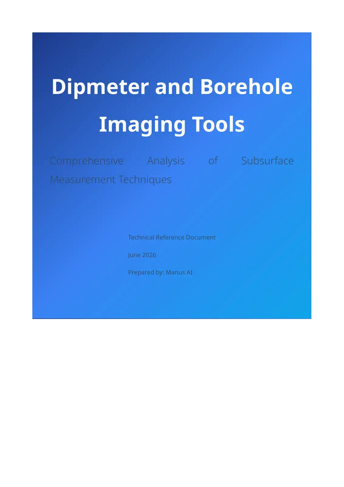 غلاف كتاب Dipmeter and Borehole Imaging Tools - Comprehensive Analysis of Subsurface Measurement Techniques