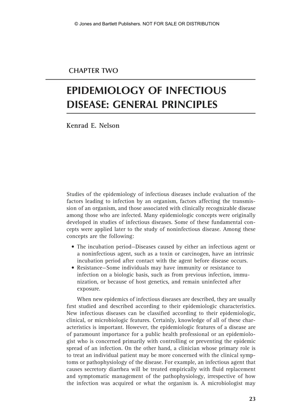 غلاف كتاب EPIDEMIOLOGY OF INFECTIOUS DISEASE: GENERAL PRINCIPLES