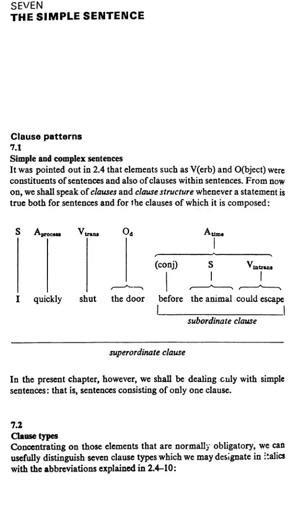 غلاف كتاب The Simple Sentence