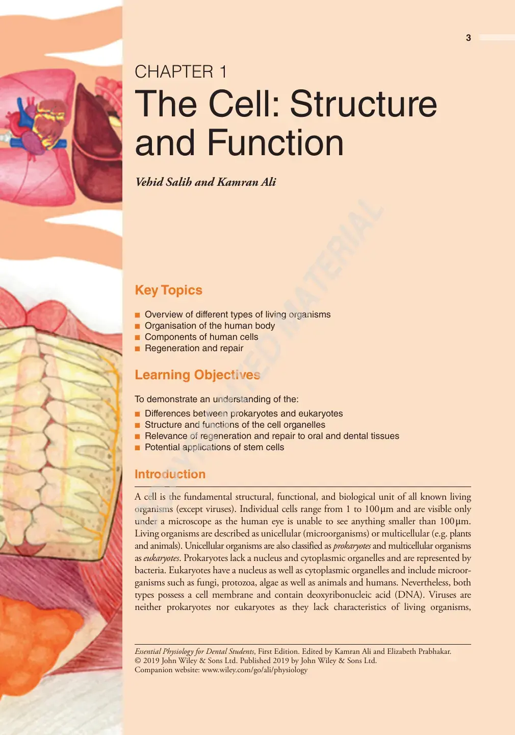 غلاف كتاب The Cell: Structure and Function