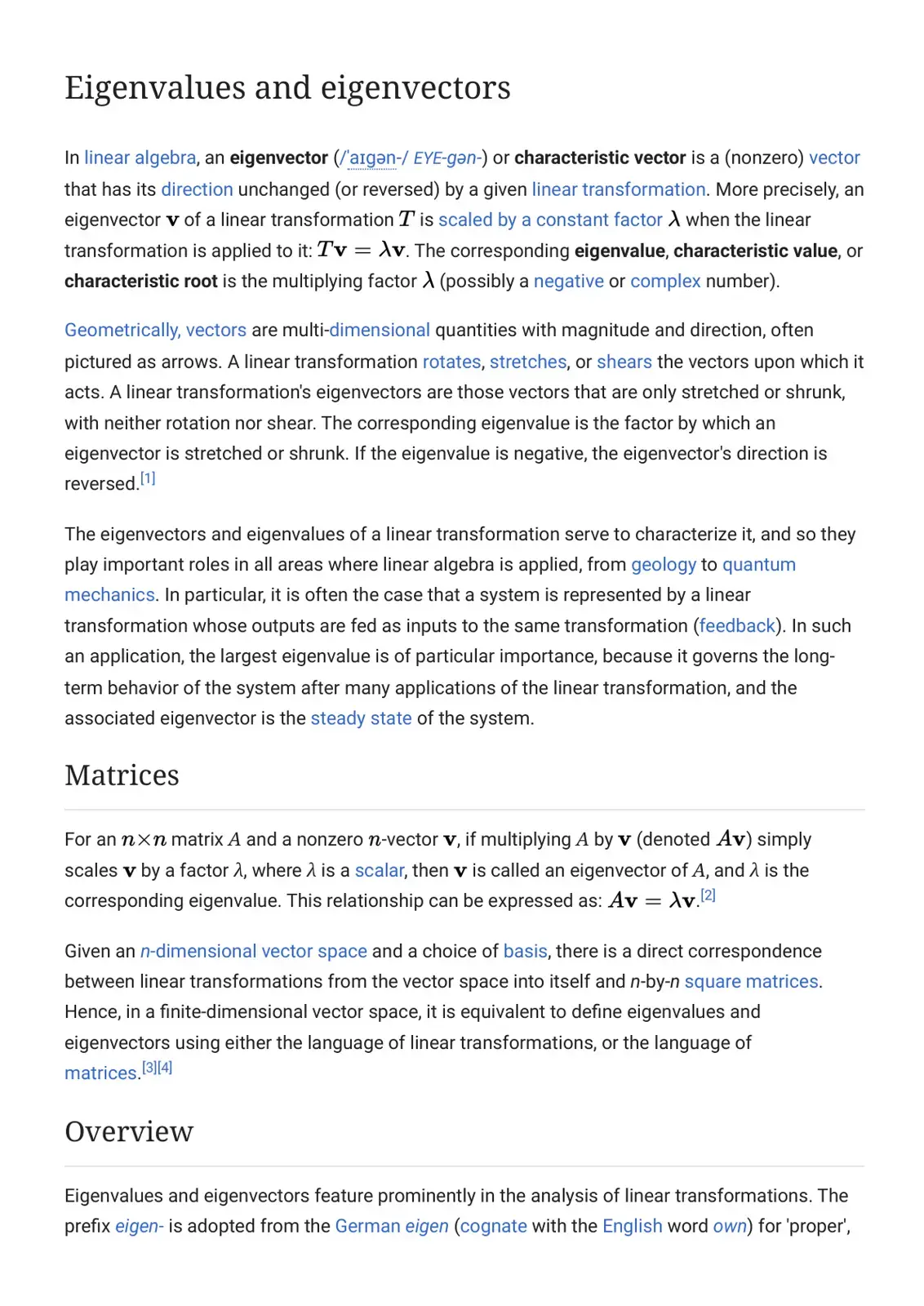 غلاف كتاب Eigenvalues and eigenvectors