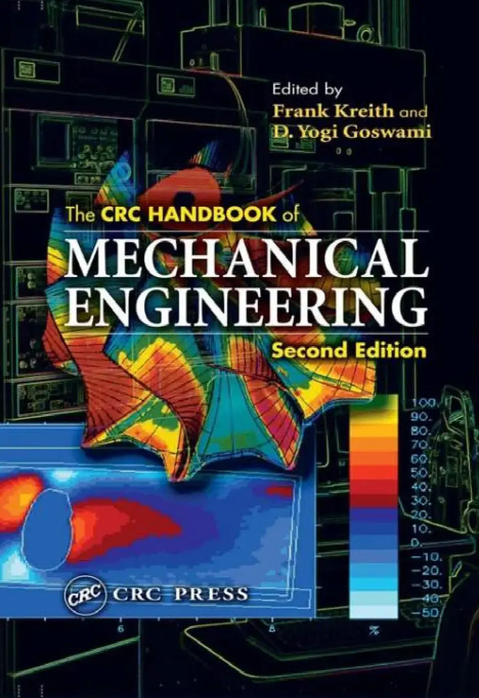 غلاف كتاب The CRC HANDBOOK of MECHANICAL ENGINEERING