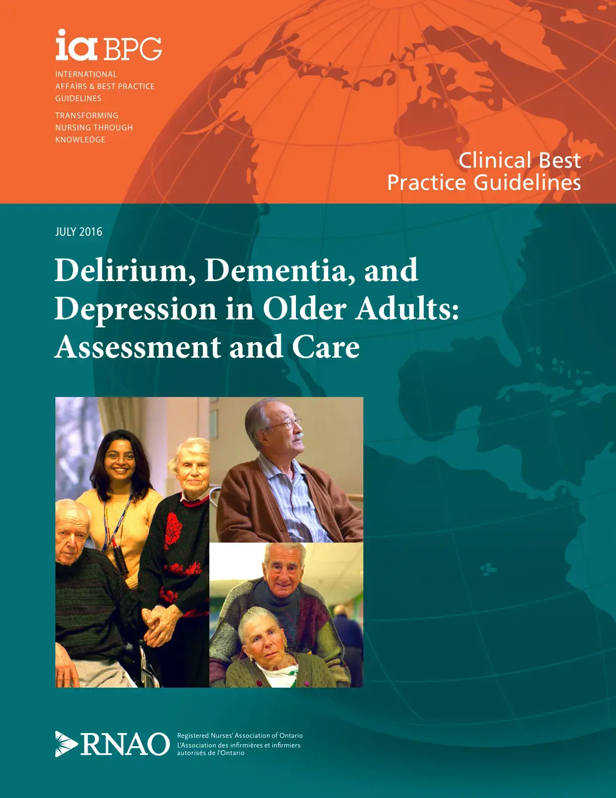 غلاف كتاب Clinical Best Practice Guidelines Delirium, Dementia, and Depression in Older Adults: Assessment and Care